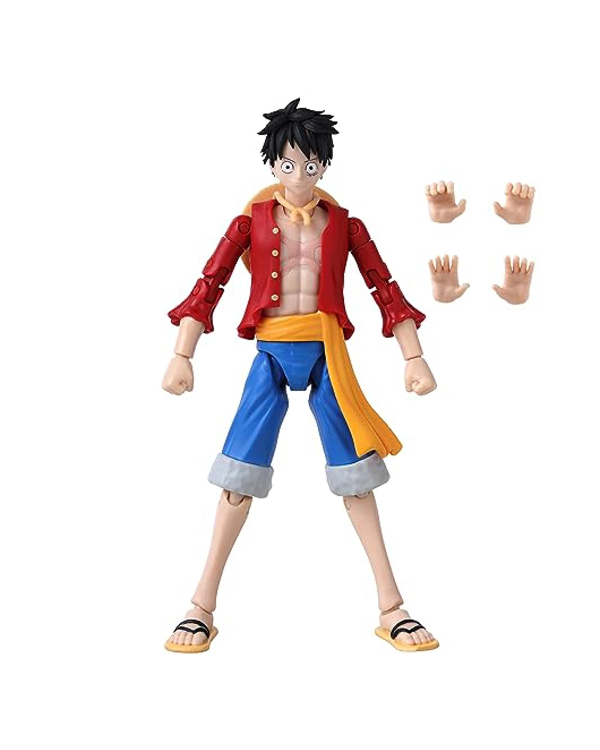 6 Anime Heroes One Piece Monkey D Luffy Renewal Version Action Figure, 6 of 8