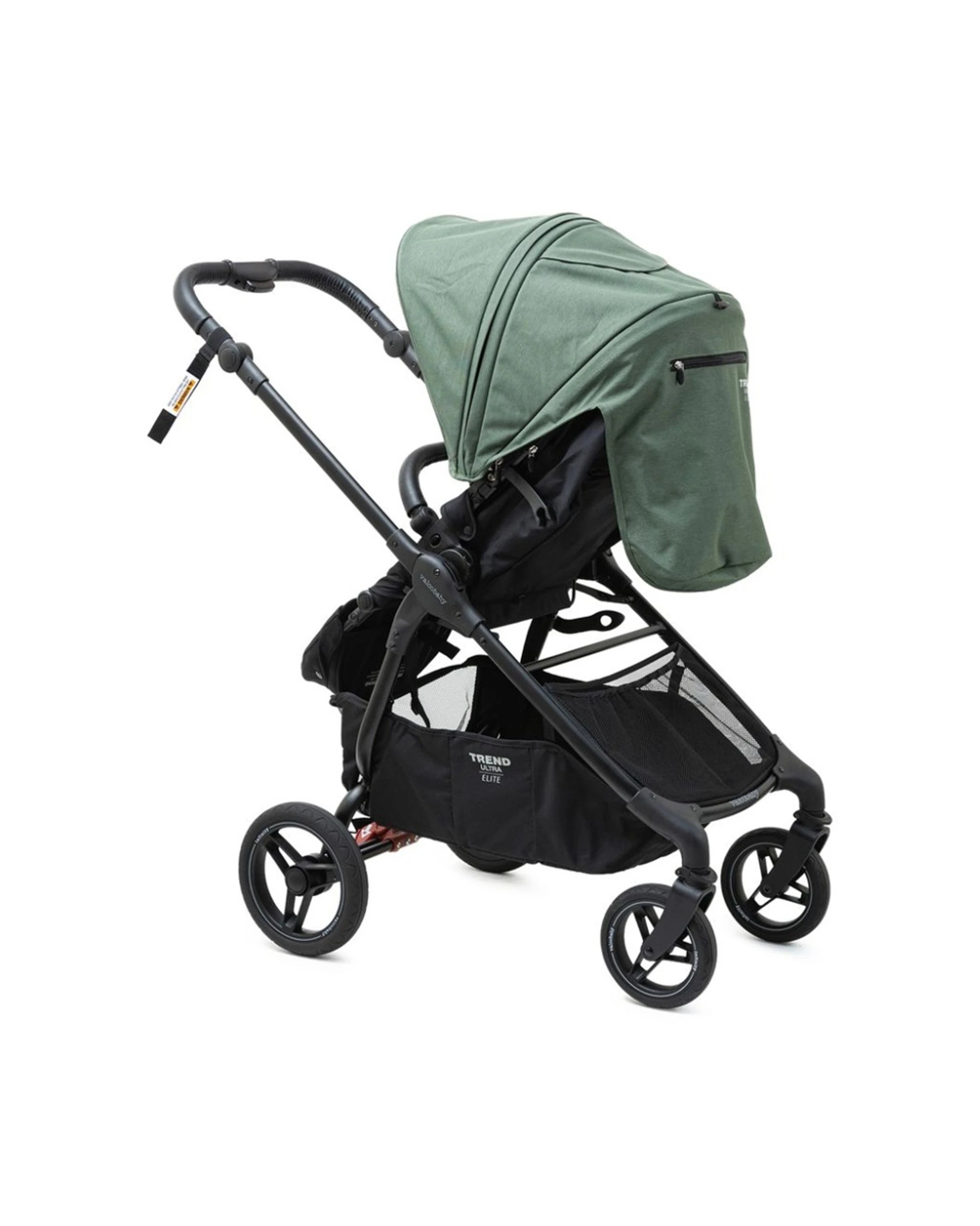 3 Valcobaby Trend Ultra Elite Stroller Pram Reversible One-Hand Fold Infinity - Green, 3 of 9