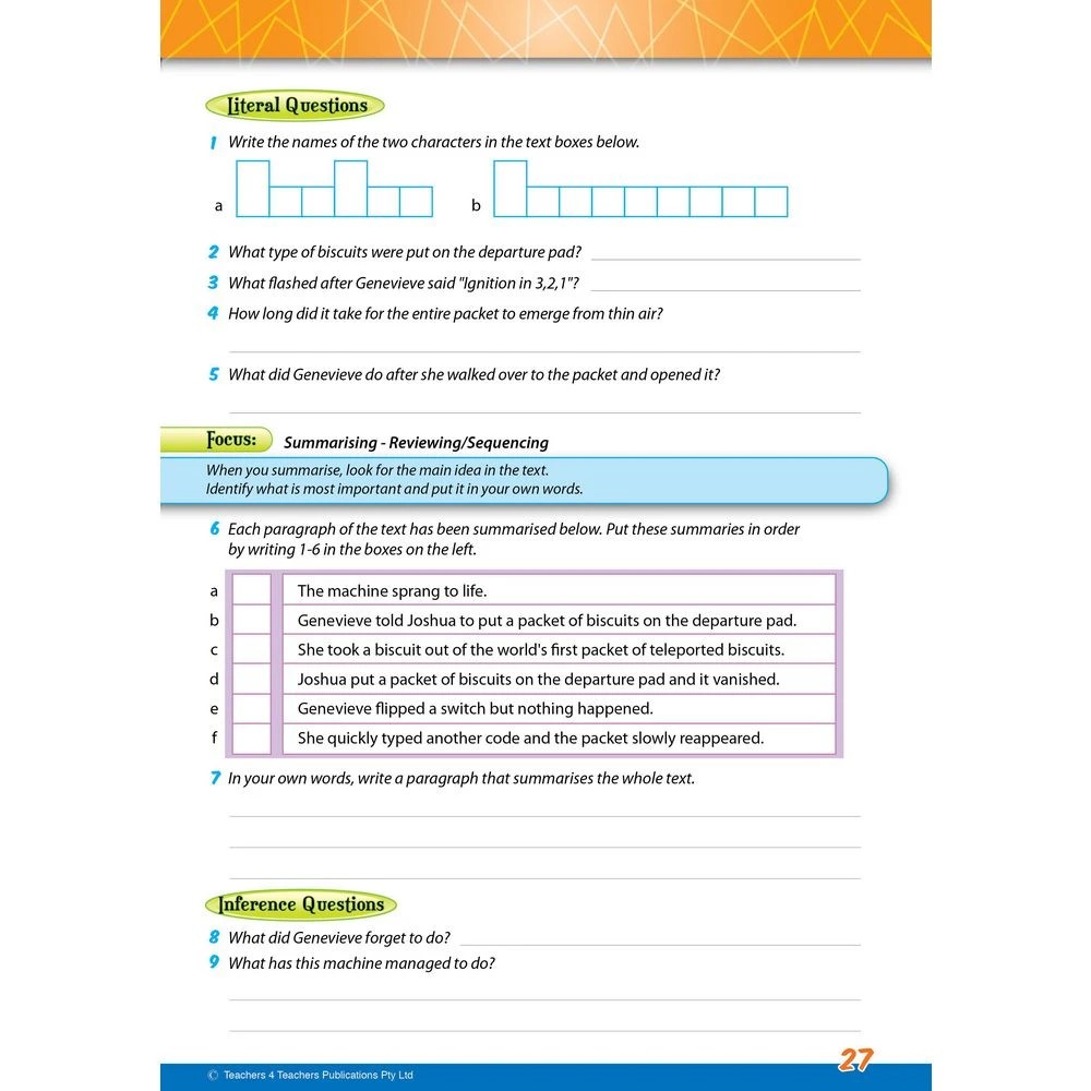 4 Reading Conventions Activity Book 4, 4 of 4
