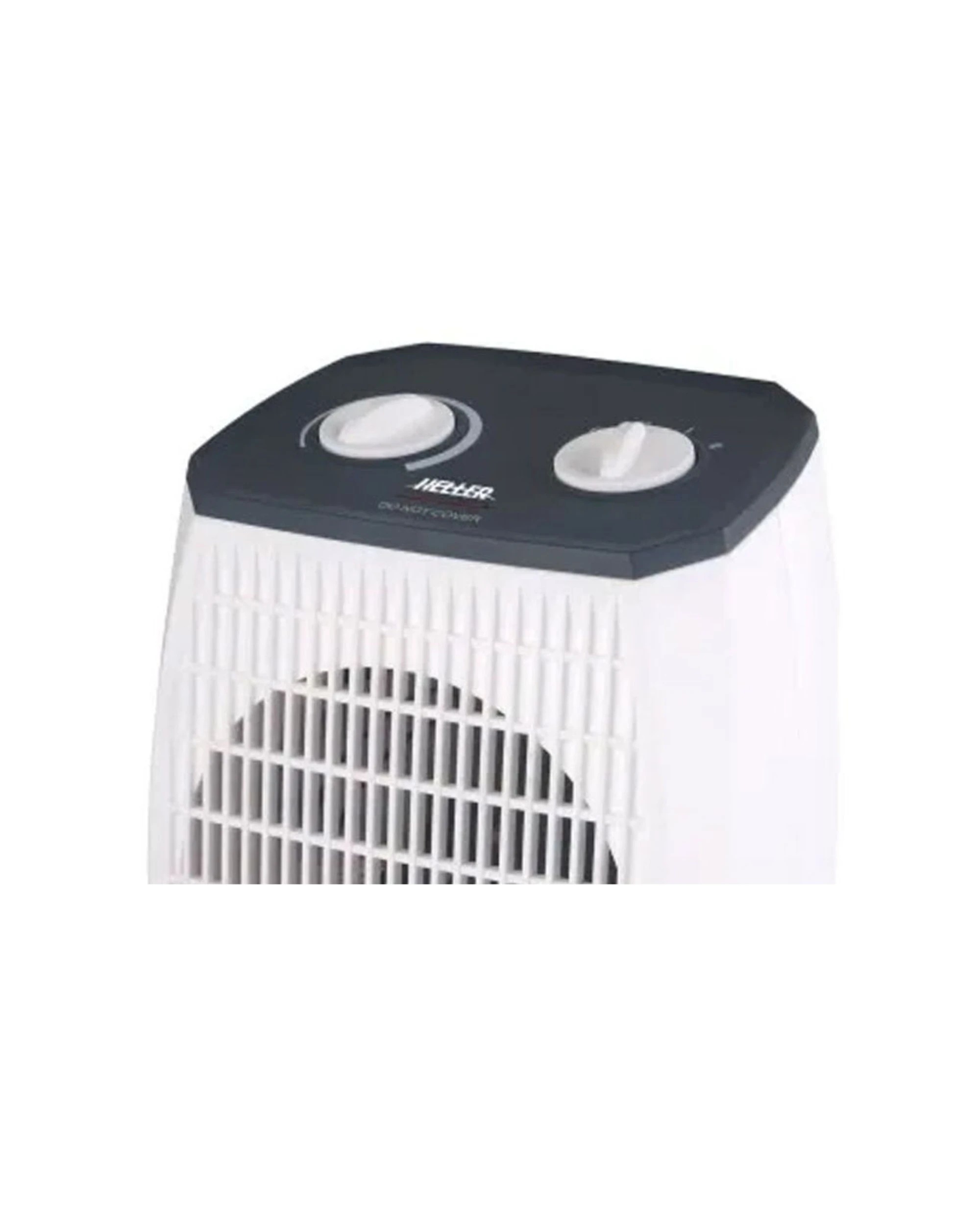 2 Heller Home Powerful Portable Oscillating Upright Fan Heater 1000/2000w
 - White, 2 of 3