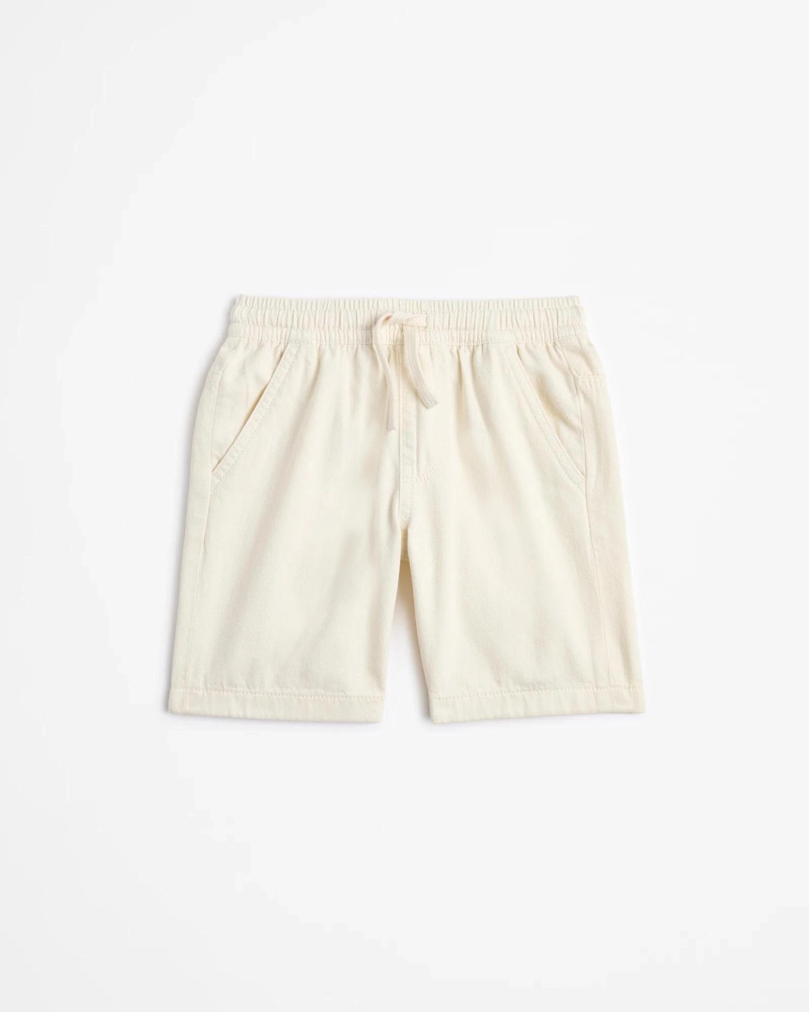 4 Target Denim Pull On Volley Shorts ECRU, 4 of 5
