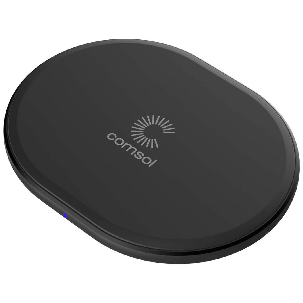 1 Comsol 10W Wireless Charge Pad Black, 1 of 4