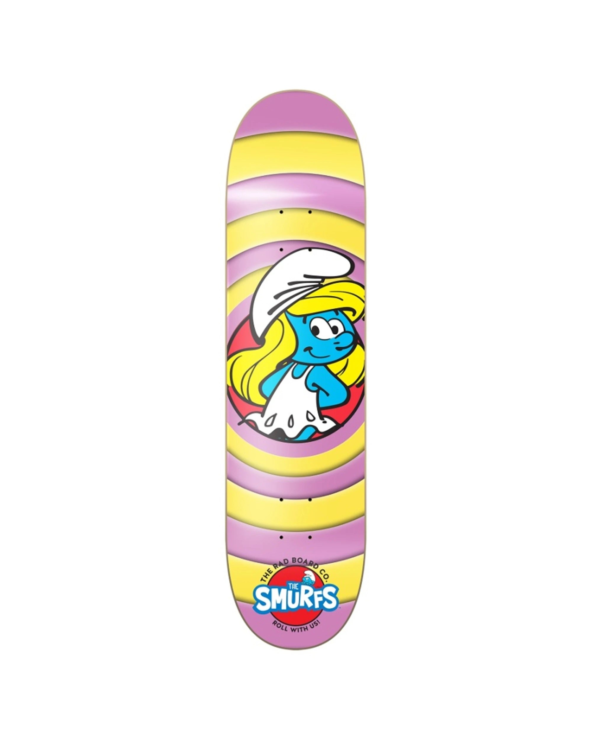 1 Rad Board Co Smurfs Skateboard Deck Smurfette Design Birch Wood 8 Inch - Multi, 1 of 6