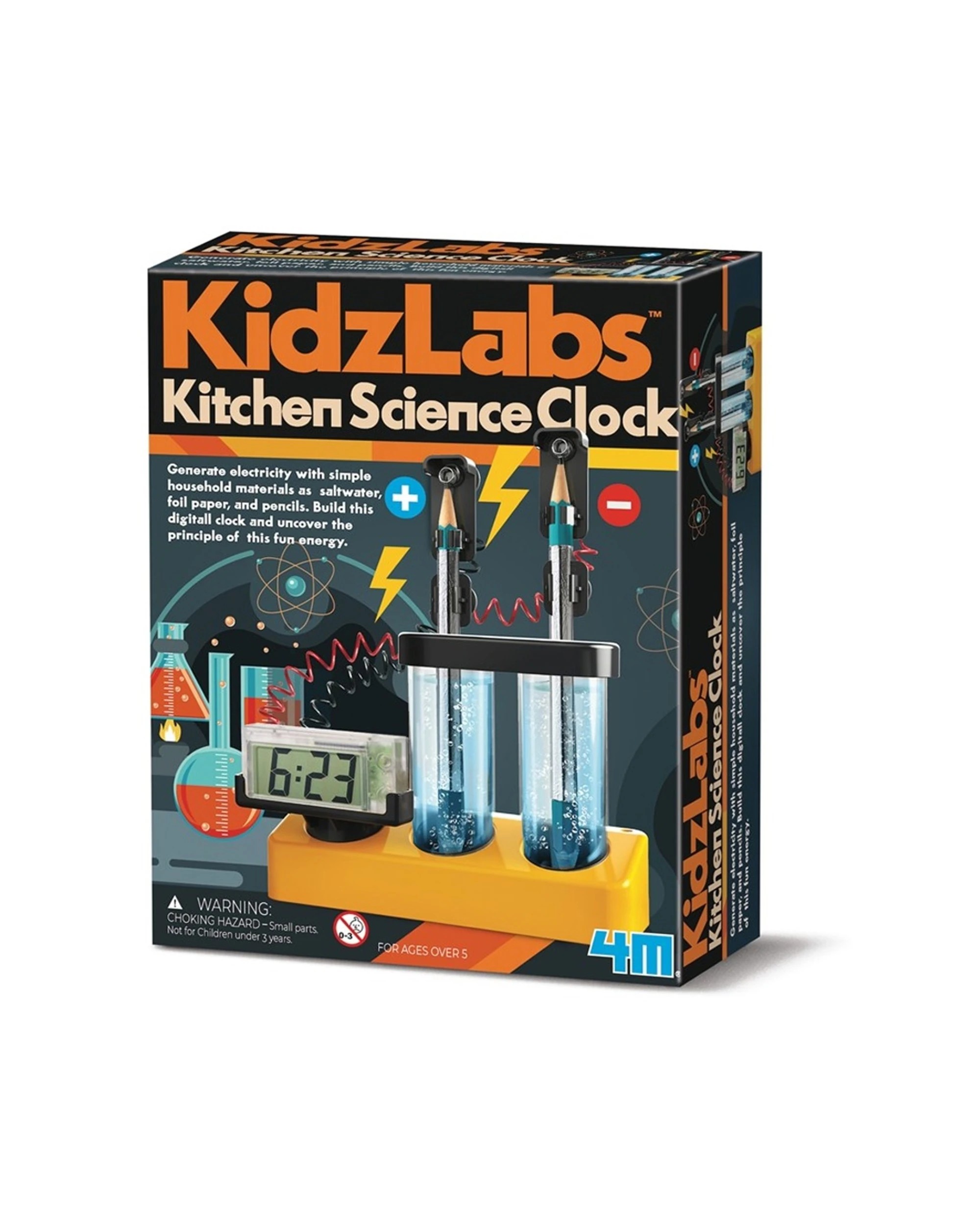 1 4M Kidzlabs Kitchen Science Clock Kids STEM Educational Timekeeping Toy, 1 of 2