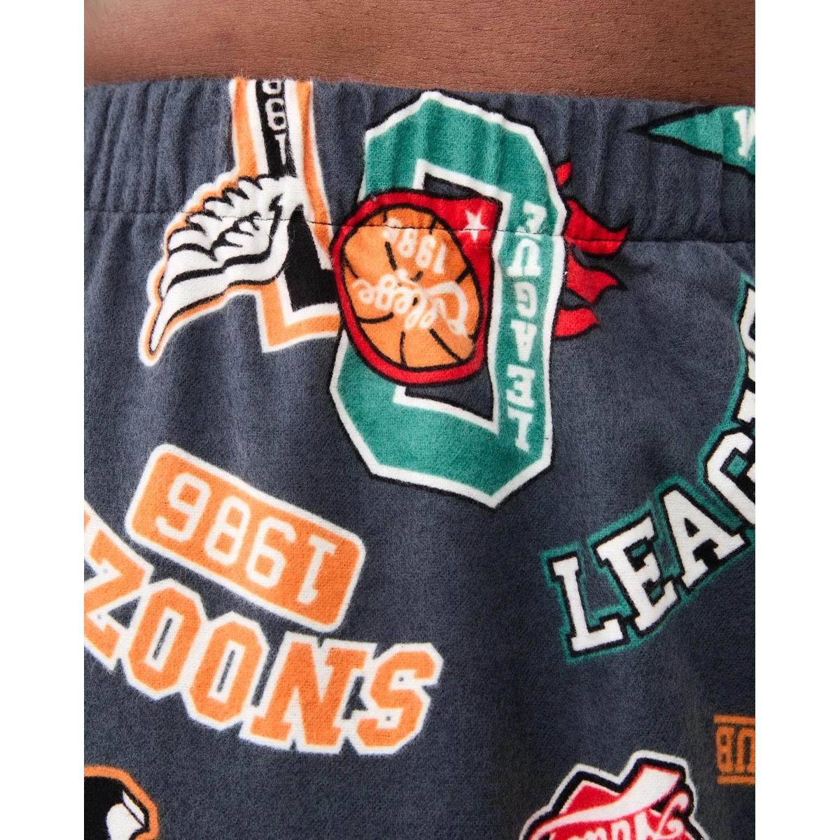 4 Flannel Sleep Pants Gry League, 4 of 5