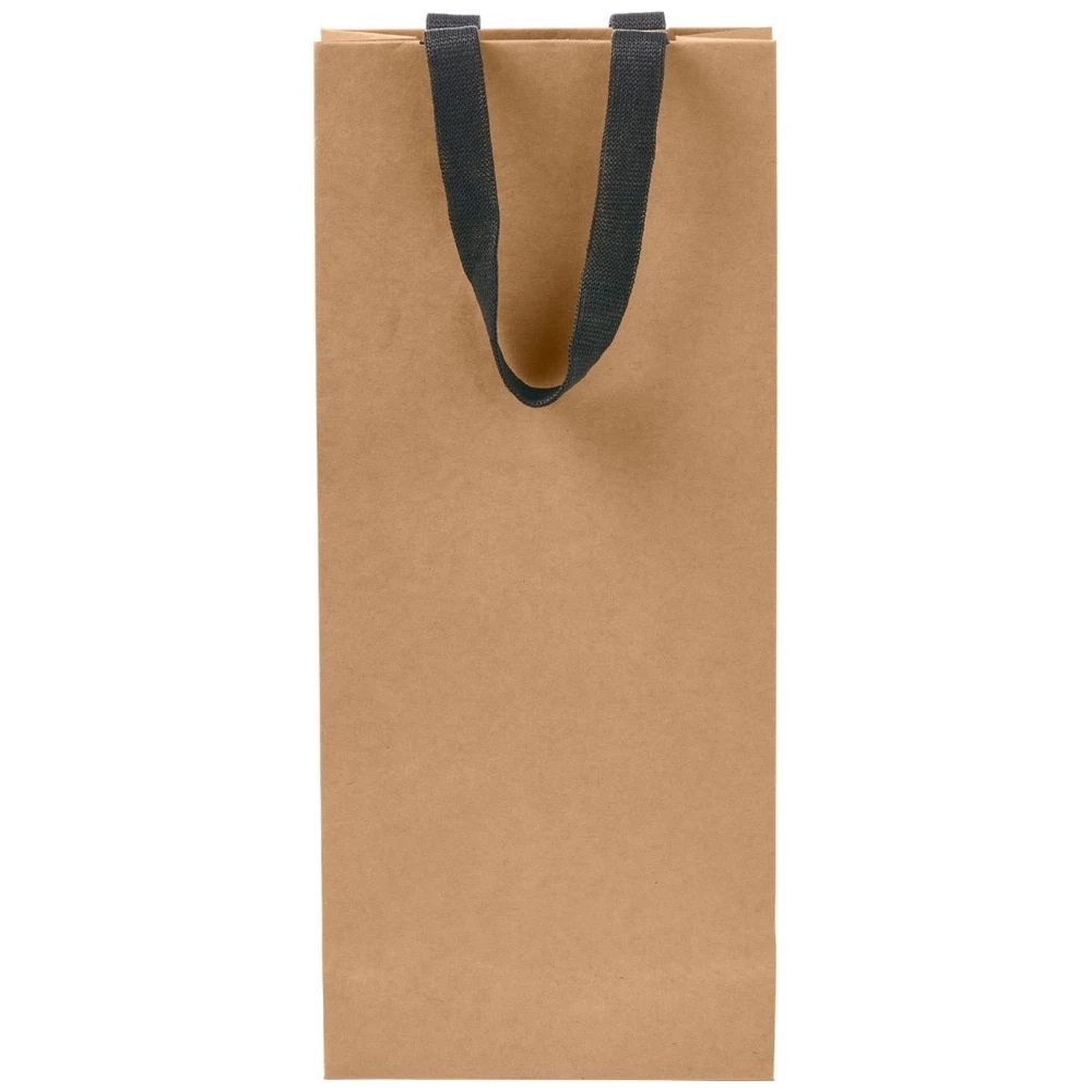 2 J. Burrows Premium Double Bottle Bags Kraft 6 pack, 2 of 2