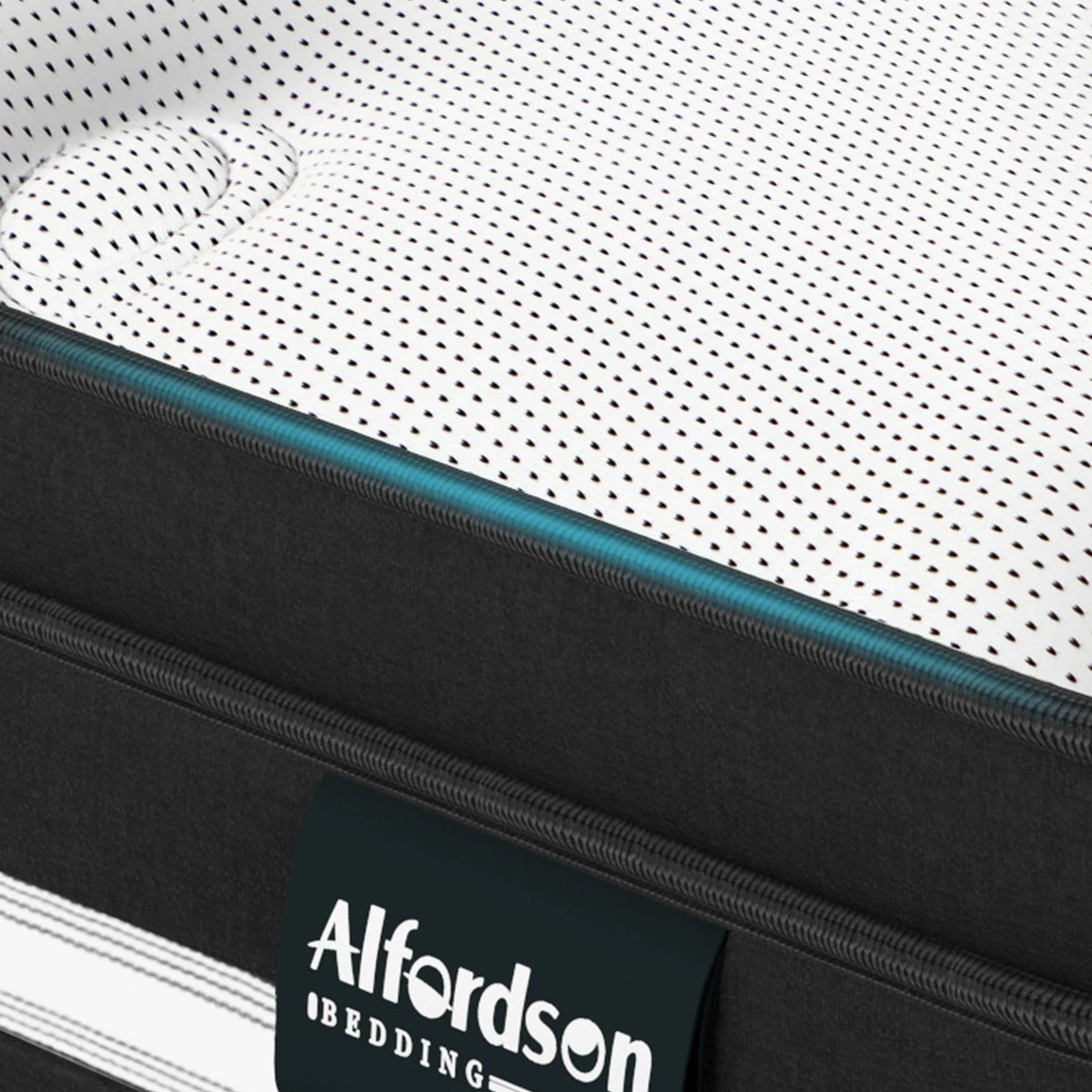 9 Alfordson Mattress Euro Top Bonnell Spring Foam 22CM Medium Firm - King Bed, 9 of 10