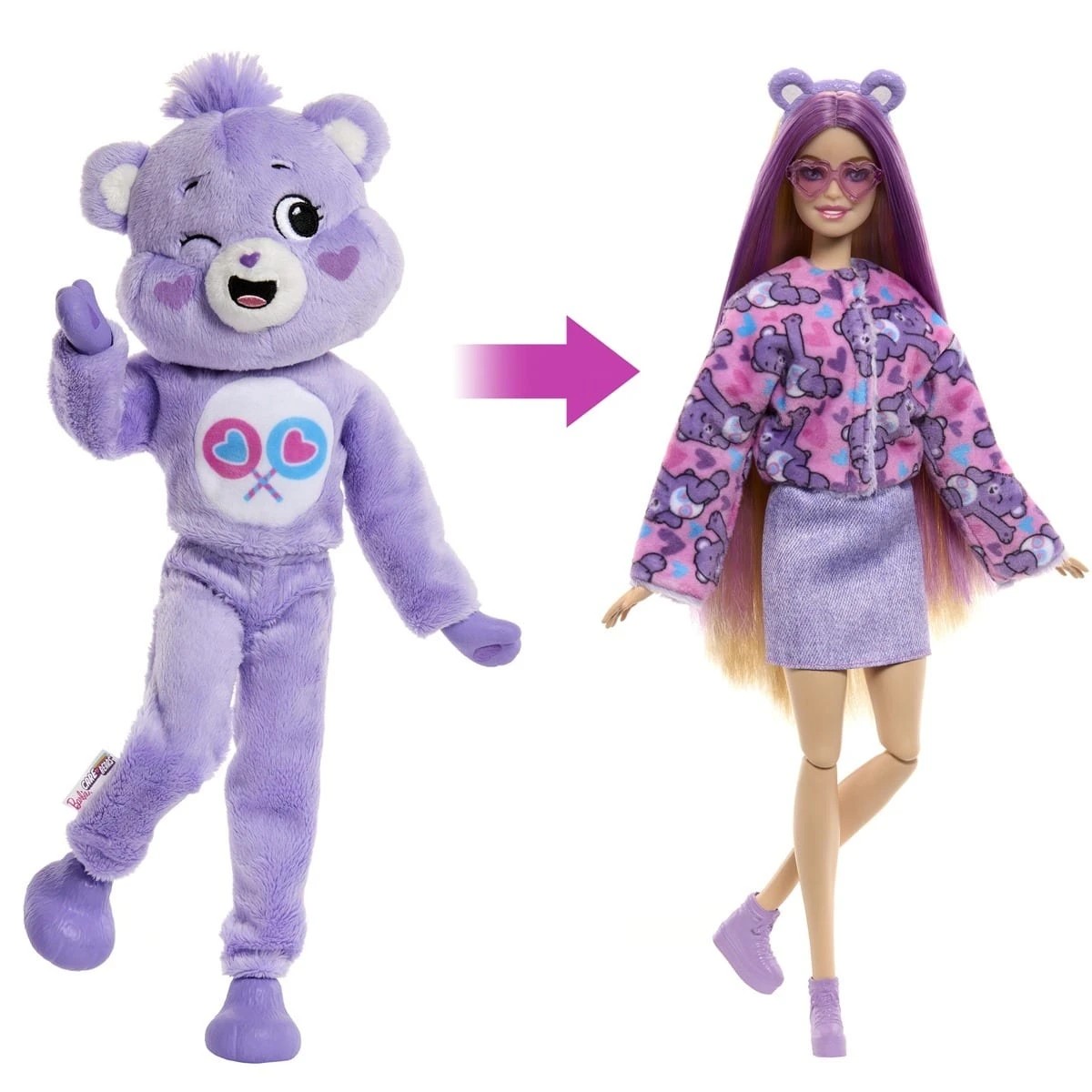 6 Barbie Cutie Reveal Care Bears Series Doll - Assorted, 6 of 9