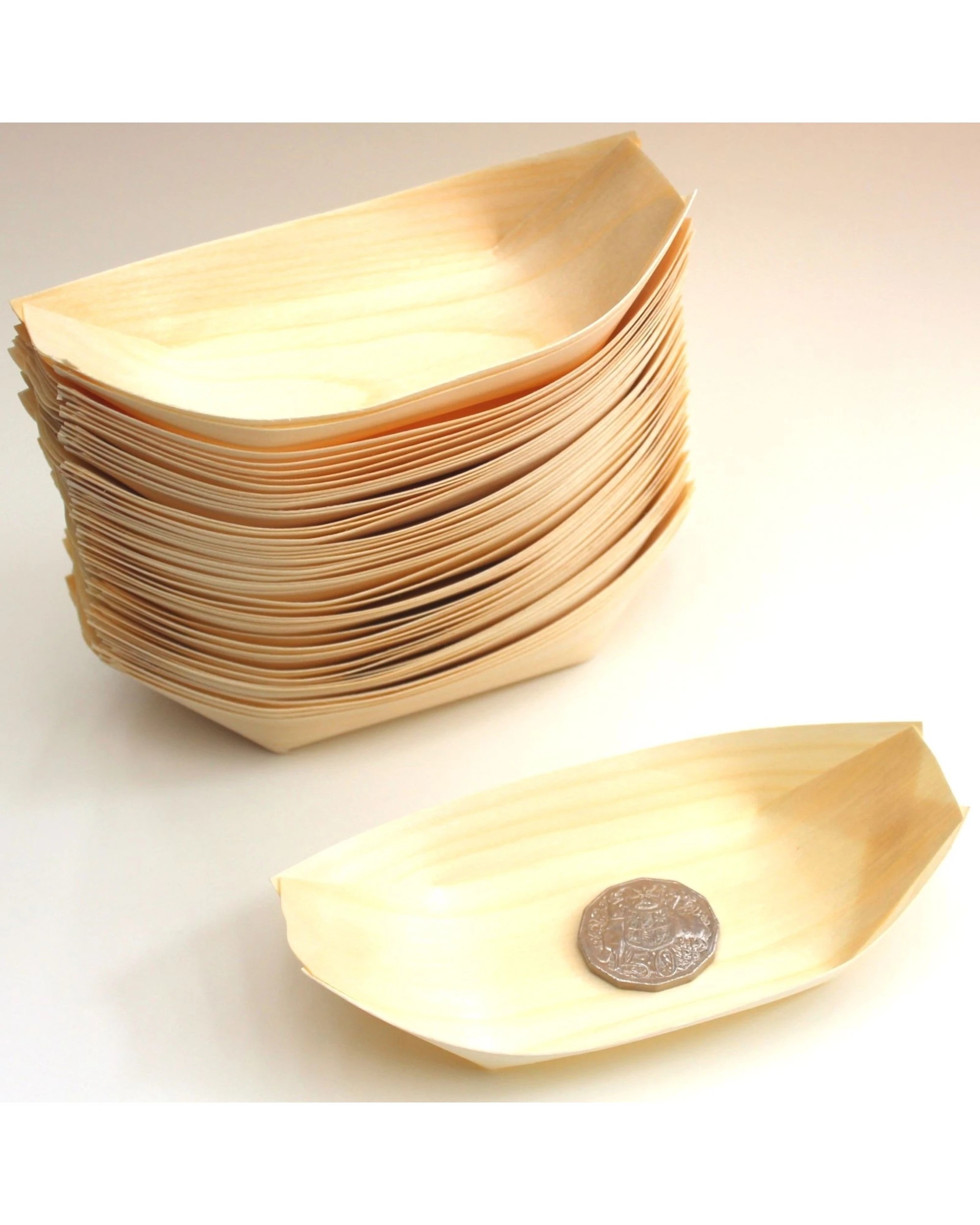 2 Alpen Wooden Boats 15cm x 8cm Pack of 50, 2 of 3