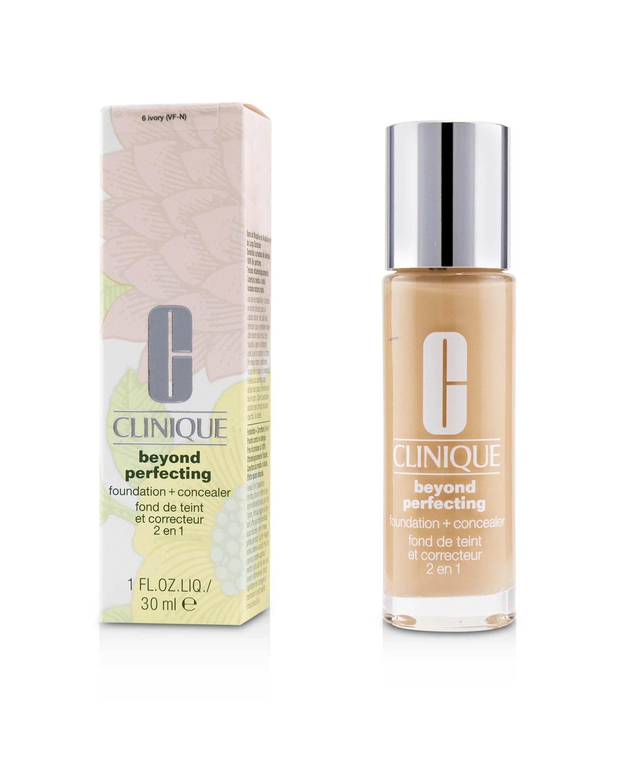 2 Clinique Beyond Perfecting Foundation & Concealer - # 09 Neutral (MF-N)  30ml/1oz - Natural, 2 of 4