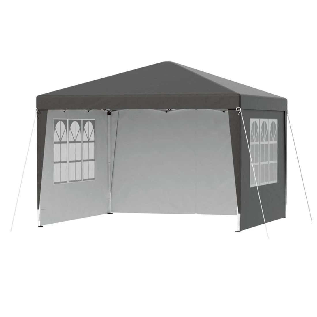 3 Instahut Gazebo 3x3 Pop Up Marquee Folding Tent Wedding Gazebos Camping Outdoor Shade Canopy - Grey, 3 of 6