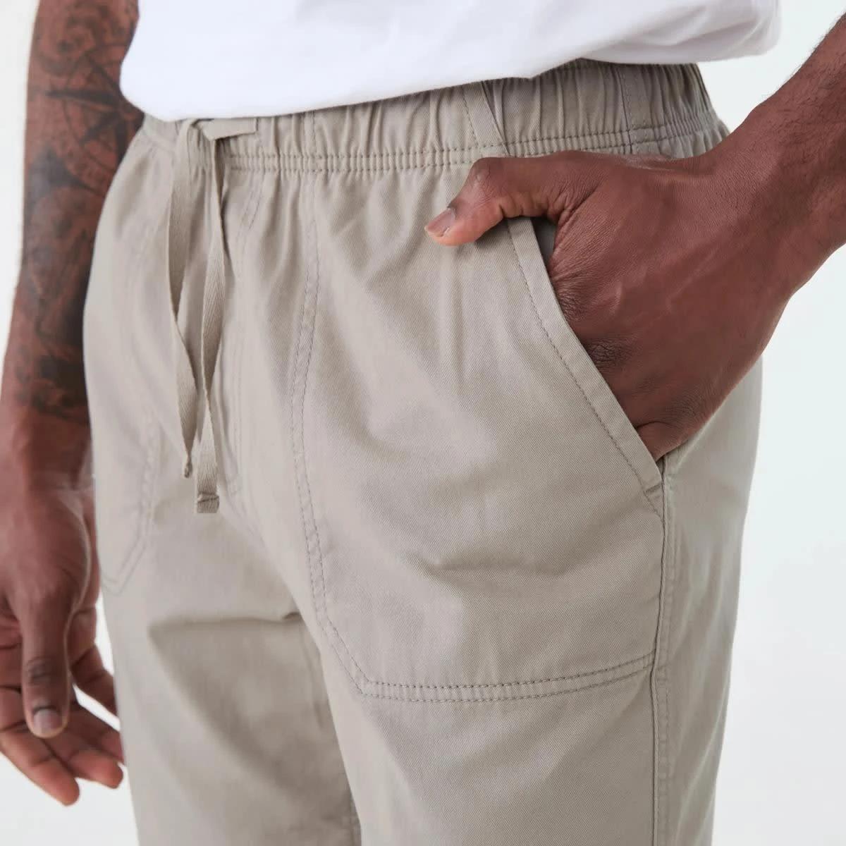 4 Washed Volley Shorts SILVER BEIGE, 4 of 6