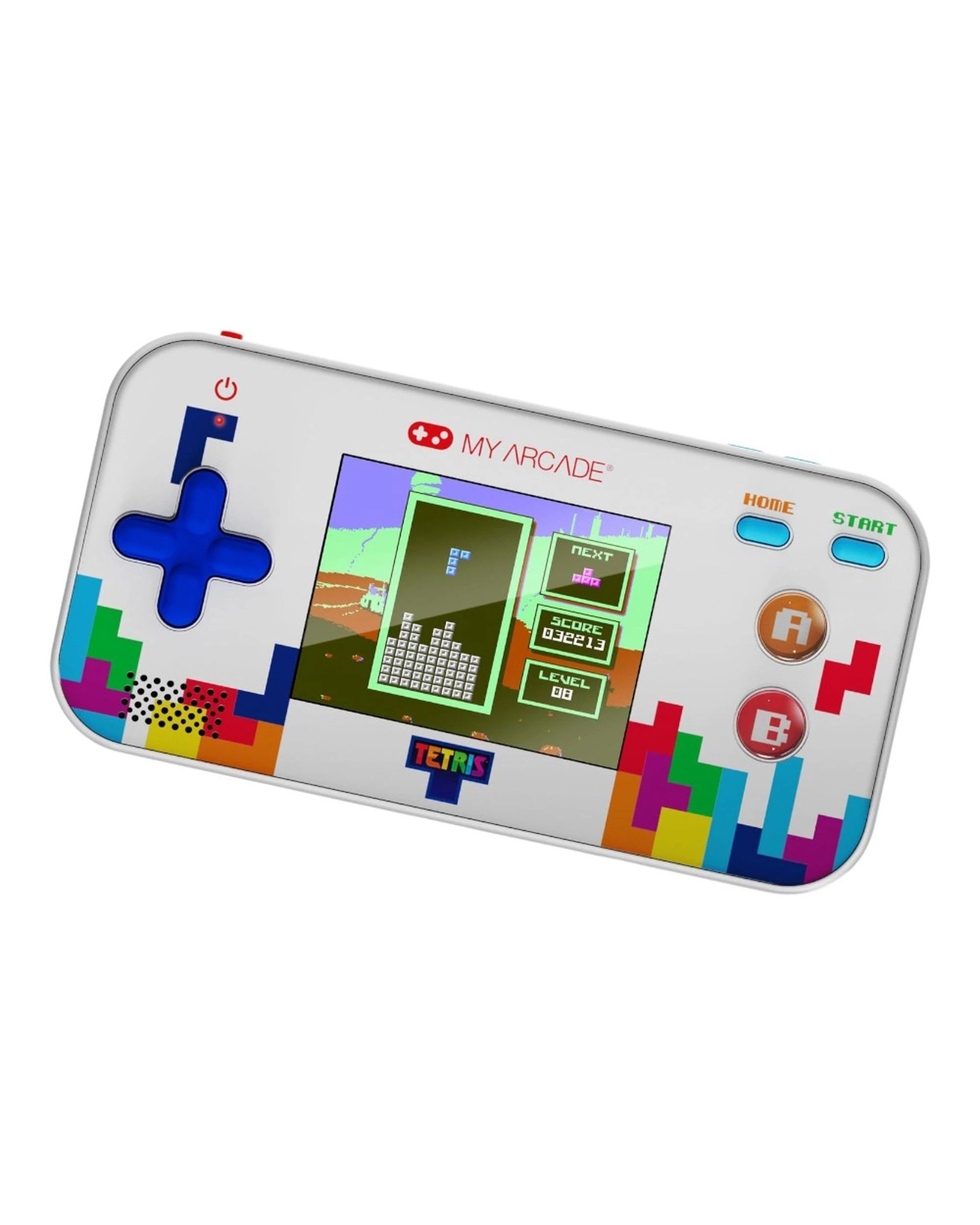 1 My Arcade Tetris Gamer V Portable Gaming System with 201 Games, 1 of 8