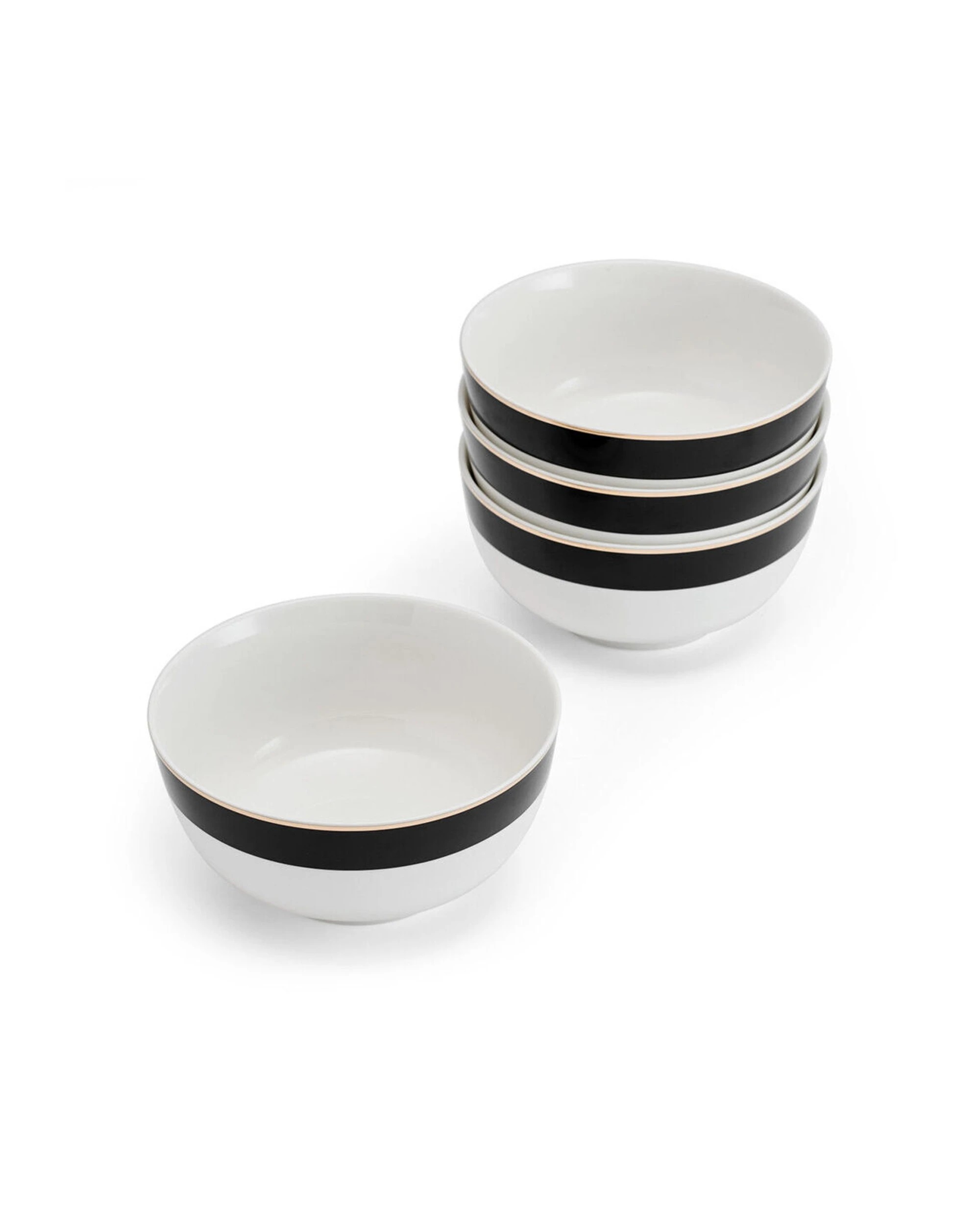 5 Mikasa 4pc Luxe Deco Kitchen China Cereal Bowl Set 14cm - Multi, 5 of 6