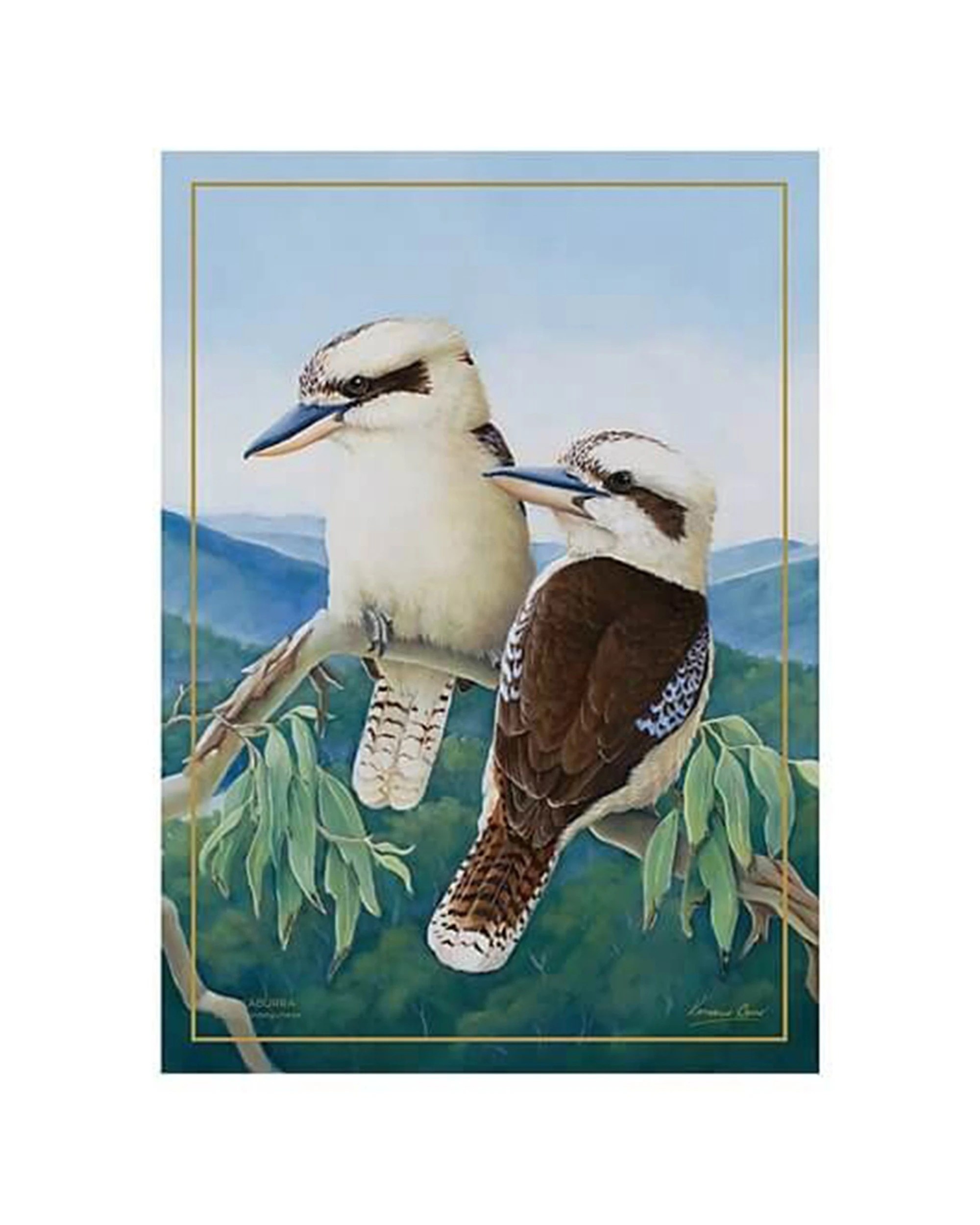 1 Maxwell & Williams Birds Of Australia 50x70cm Tea Towel Kookaburra For Kitchen
 - Multi, 1 of 3