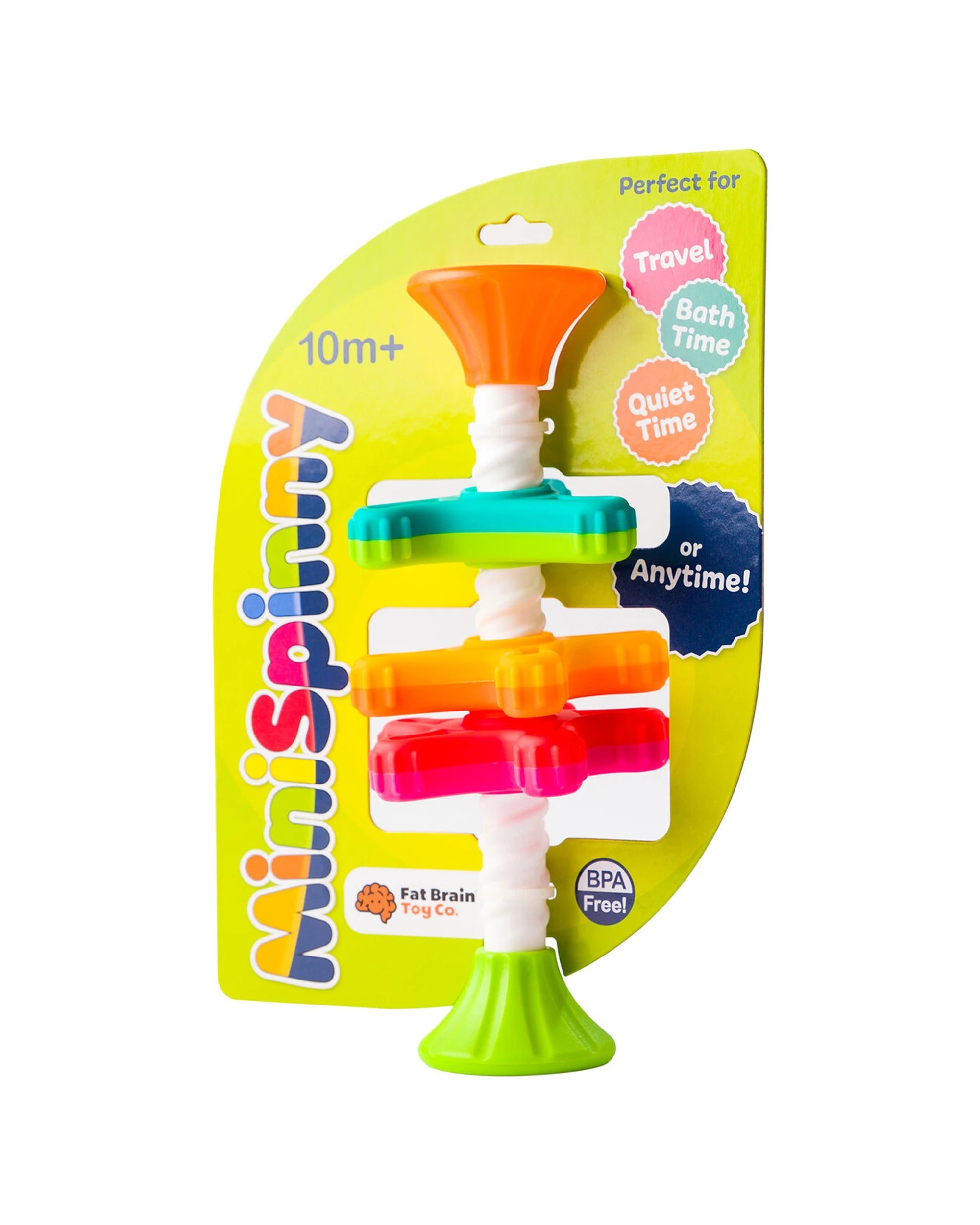 2 Fat Brain Toy Co MiniSpinny Sensory Toy Propellers Spin Down Corkscrew - Multi, 2 of 8