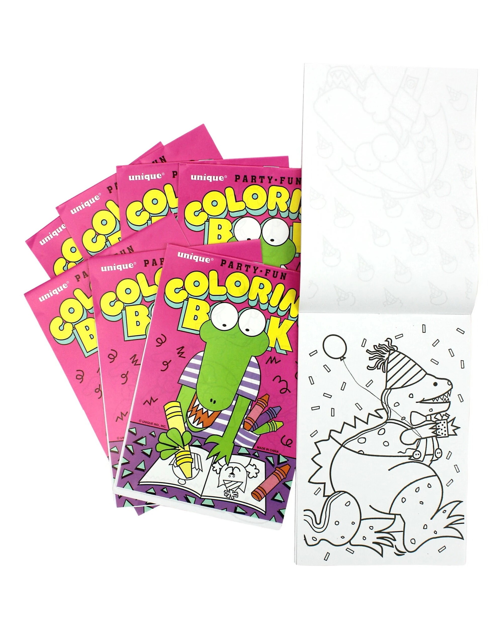 1 Unique Kids Animal Colouring Books Pack of 8, 1 of 2