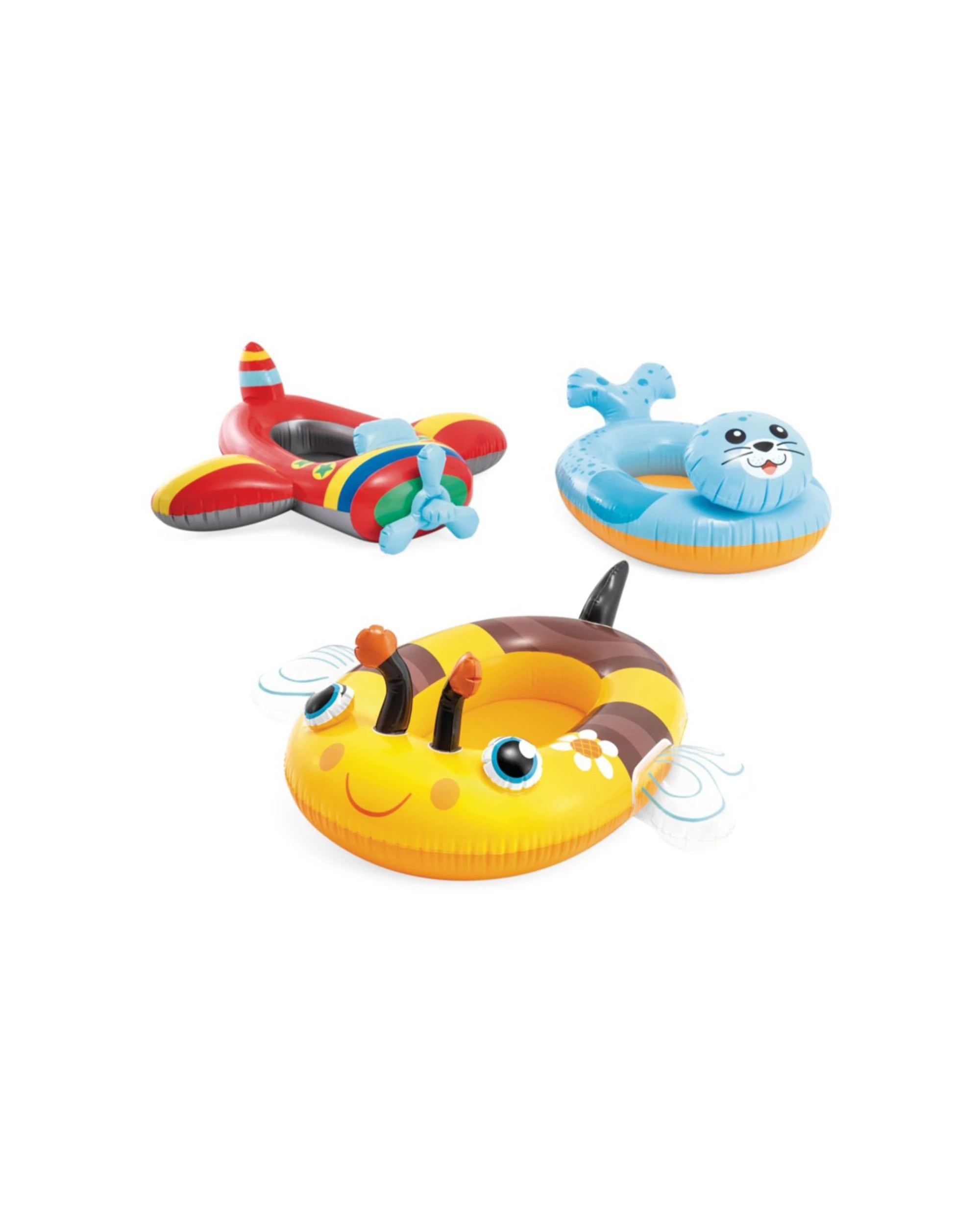 9 Intex Inflatable Pool Cruisers - Assorted Kids Water Float Accessory Ages 3-6 - Assorted, 9 of 9