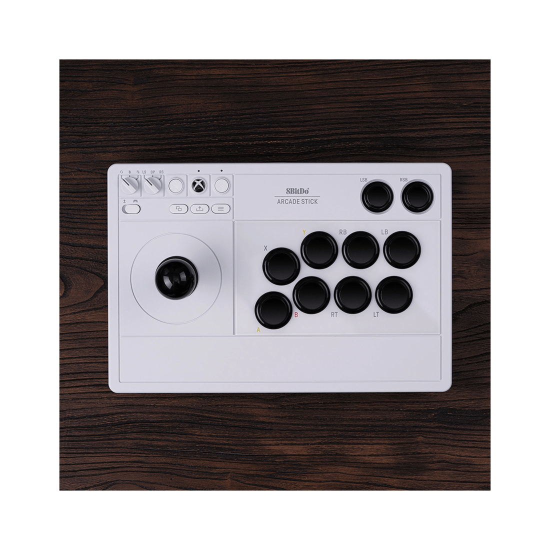 3 8bitdo Arcade Stick Wired Wireless Controller For Xbox Windows White Edition - White, 3 of 3