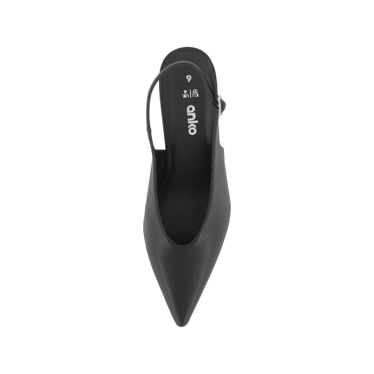 3 High Vamp Kitten Heels Black, 3 of 5