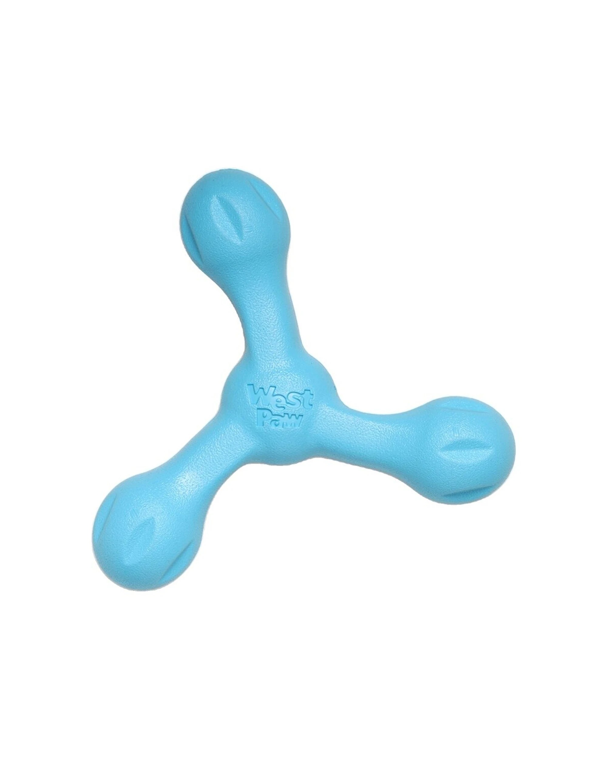 1 West Paw Skamp Dog Fetch And Chew Toy Floats Non-Toxic Dishwasher Safe - Blue, 1 of 2