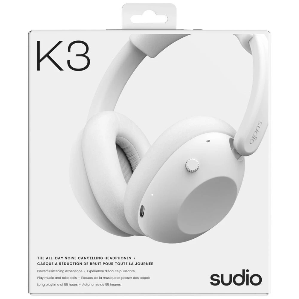 8 Sudio K3 Wireless ANC Headphones White, 8 of 8