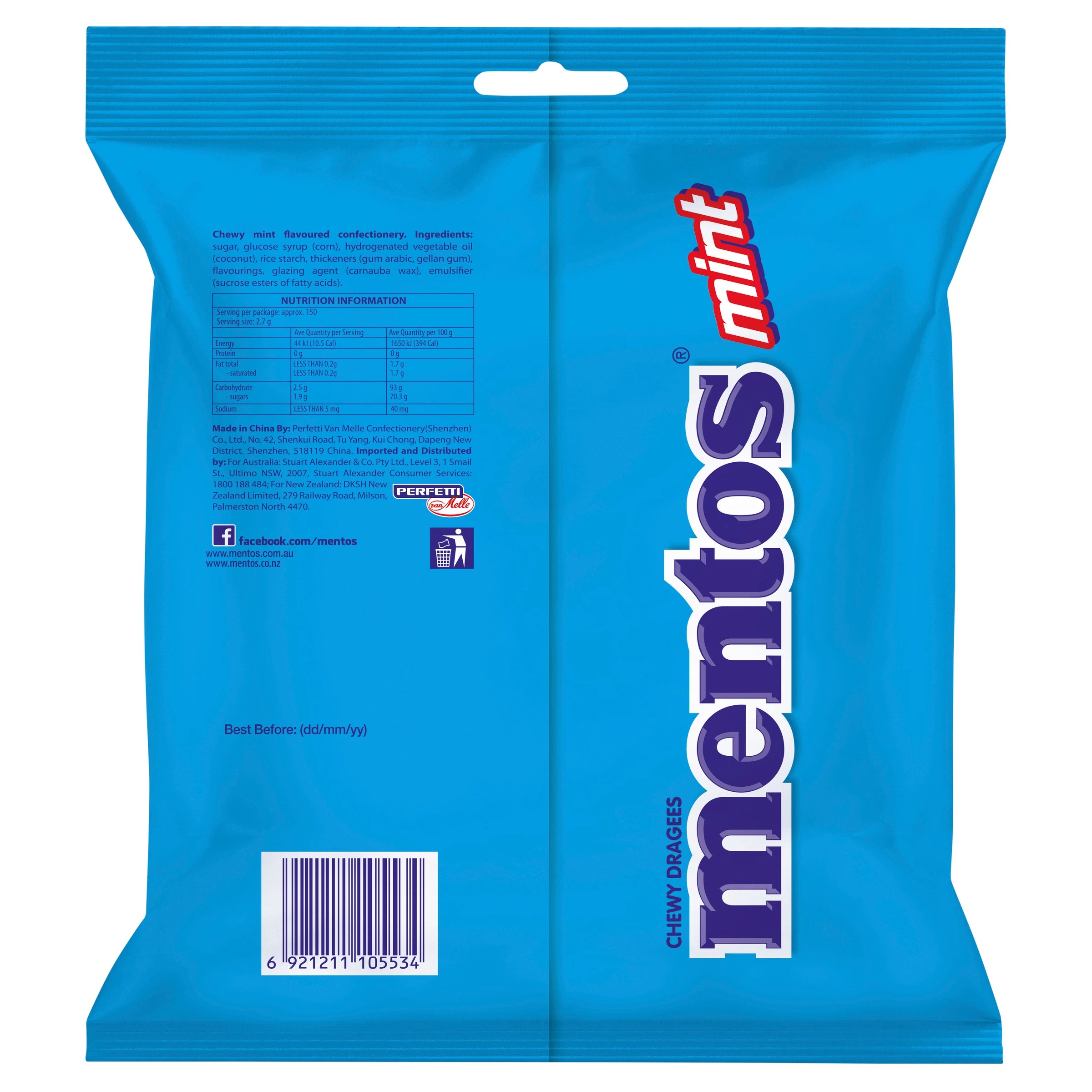 4 Mentos Mint Bag 405g, 4 of 4