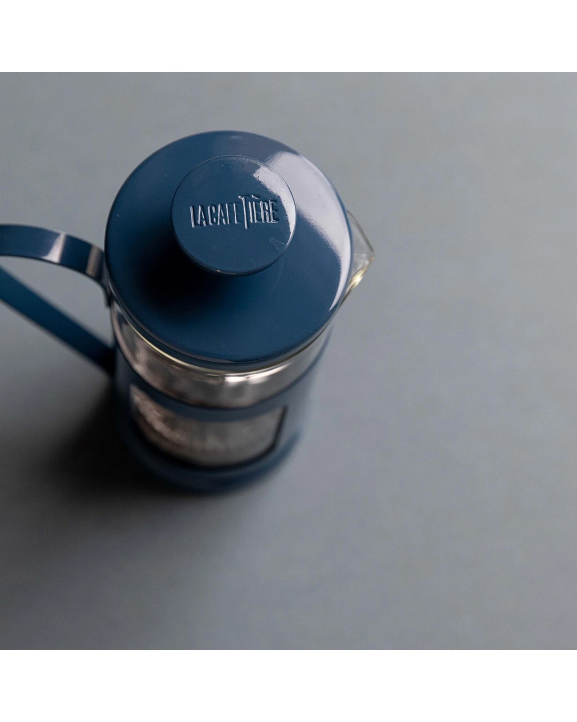 6 La Cafetiere Monaco 3-Cup 350ml Stainless Steel Glass French Press - Blue, 6 of 6
