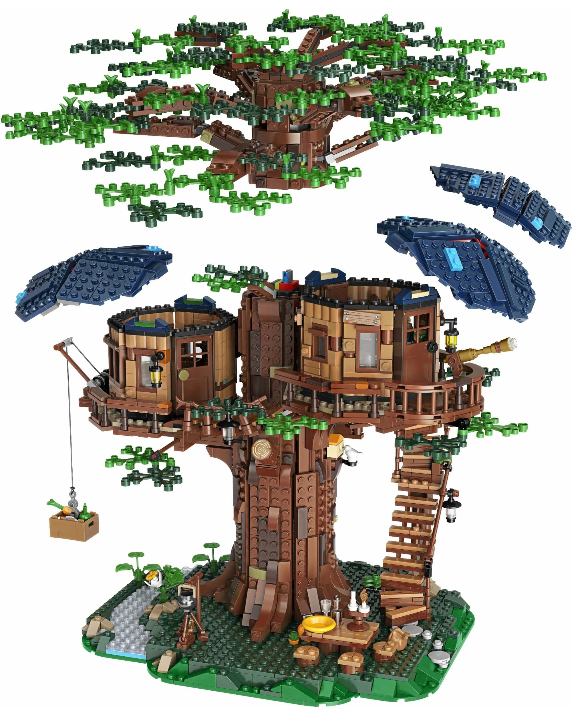 4 LEGO 21318 Tree House: Buildable Playset with Family Minifigures, 4 of 5