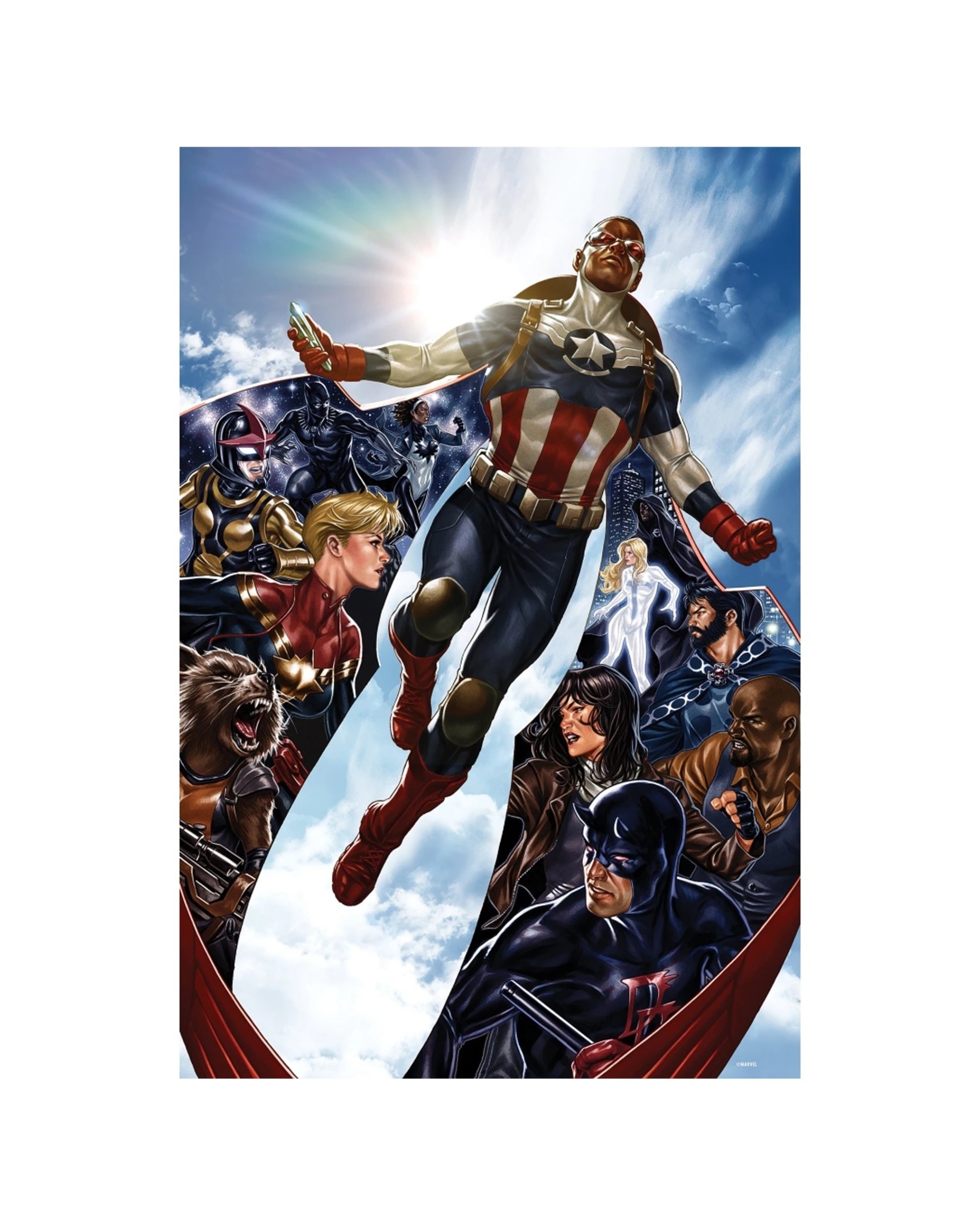 2 Prime3D 200pc Prime3D Lenticular Marvel Universe Avengers Jigsaw Puzzle Unique 3D Effect - Multi, 2 of 2