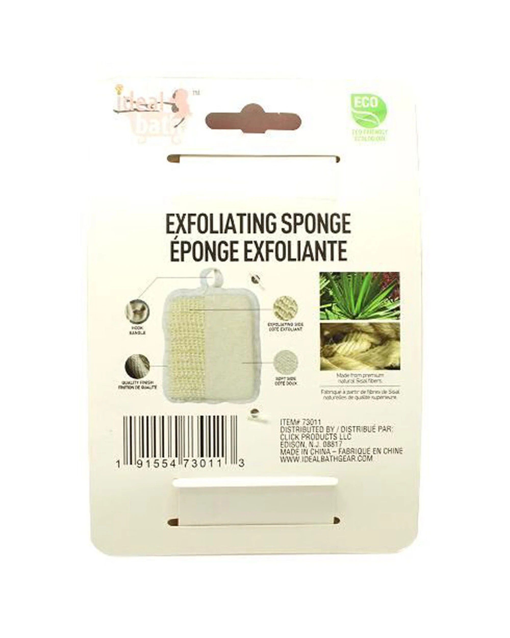 3 Ideal Bath 12PK Exfoliating Sponge Body Scrub For And Glowing Skin 12x12cm - White, 3 of 3