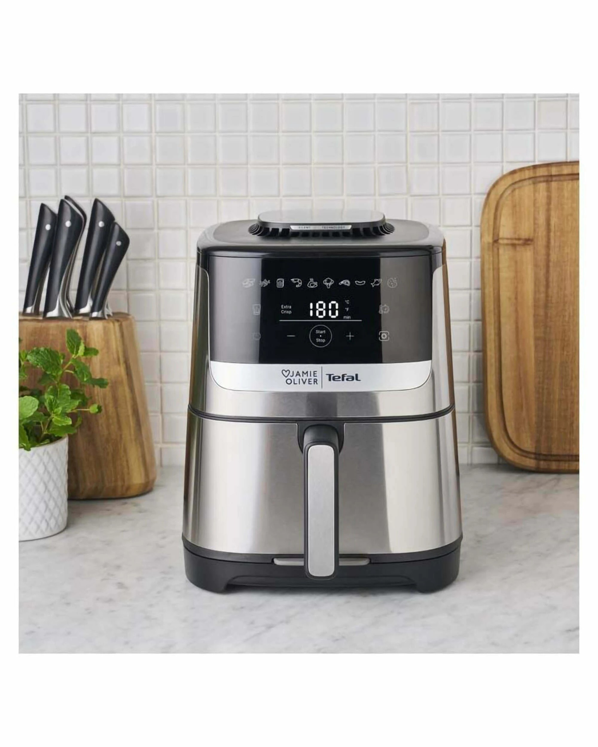 4 Tefal 5L Jamie Oliver Easy Fry Silence & Grill - BLACK, 4 of 5