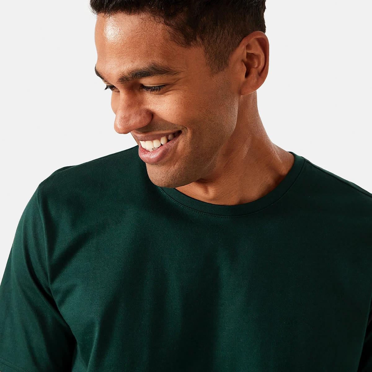 4 Australian Grown Cotton Crew Neck T-shirt Pond Pine, 4 of 6