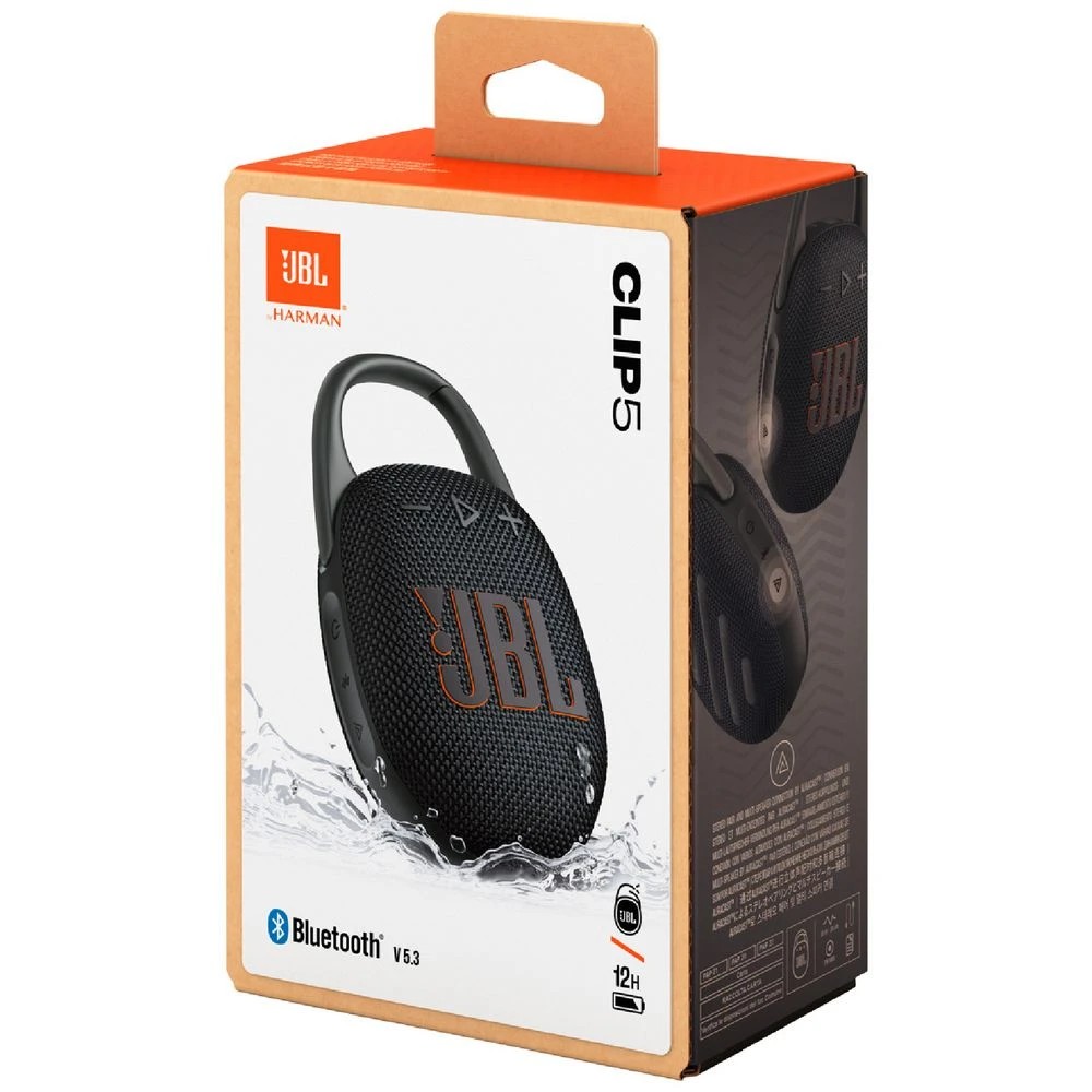 6 JBL Clip 5 Mini Bluetooth Speaker Black, 6 of 6