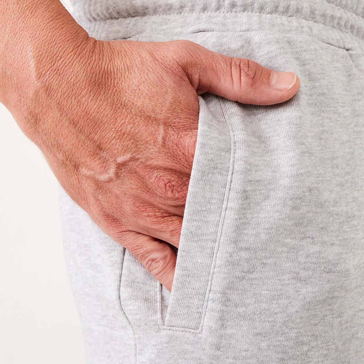 5 Active Mens Terry Shorts Grey Marl, 5 of 7