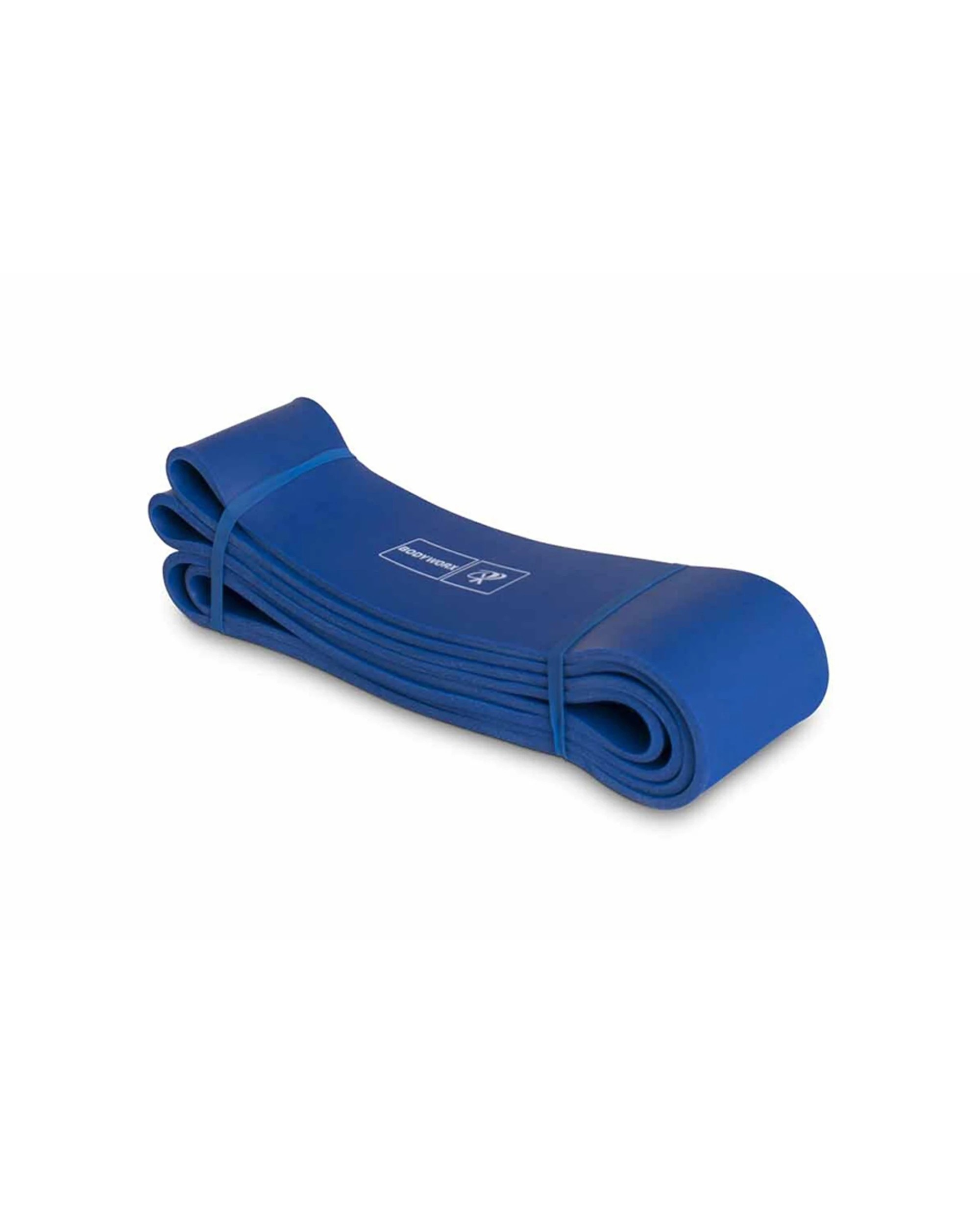 1 BODYWORX Resistance Band Elastic Workout Gym Medium 65mm 60-150lbs 27-68kg - Blue, 1 of 1