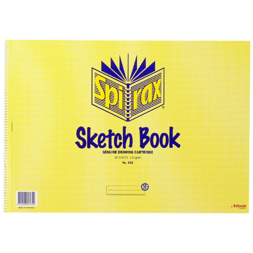 1 Spirax No. 532 A2 Sketch Book 20 Sheet, 1 of 2