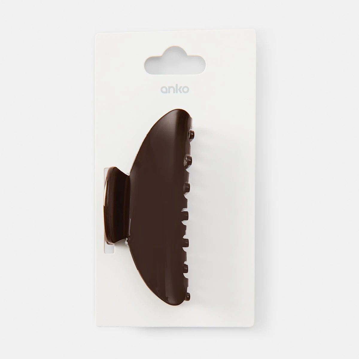 4 Brown Half Moon Claw Hair Clip, 4 of 4