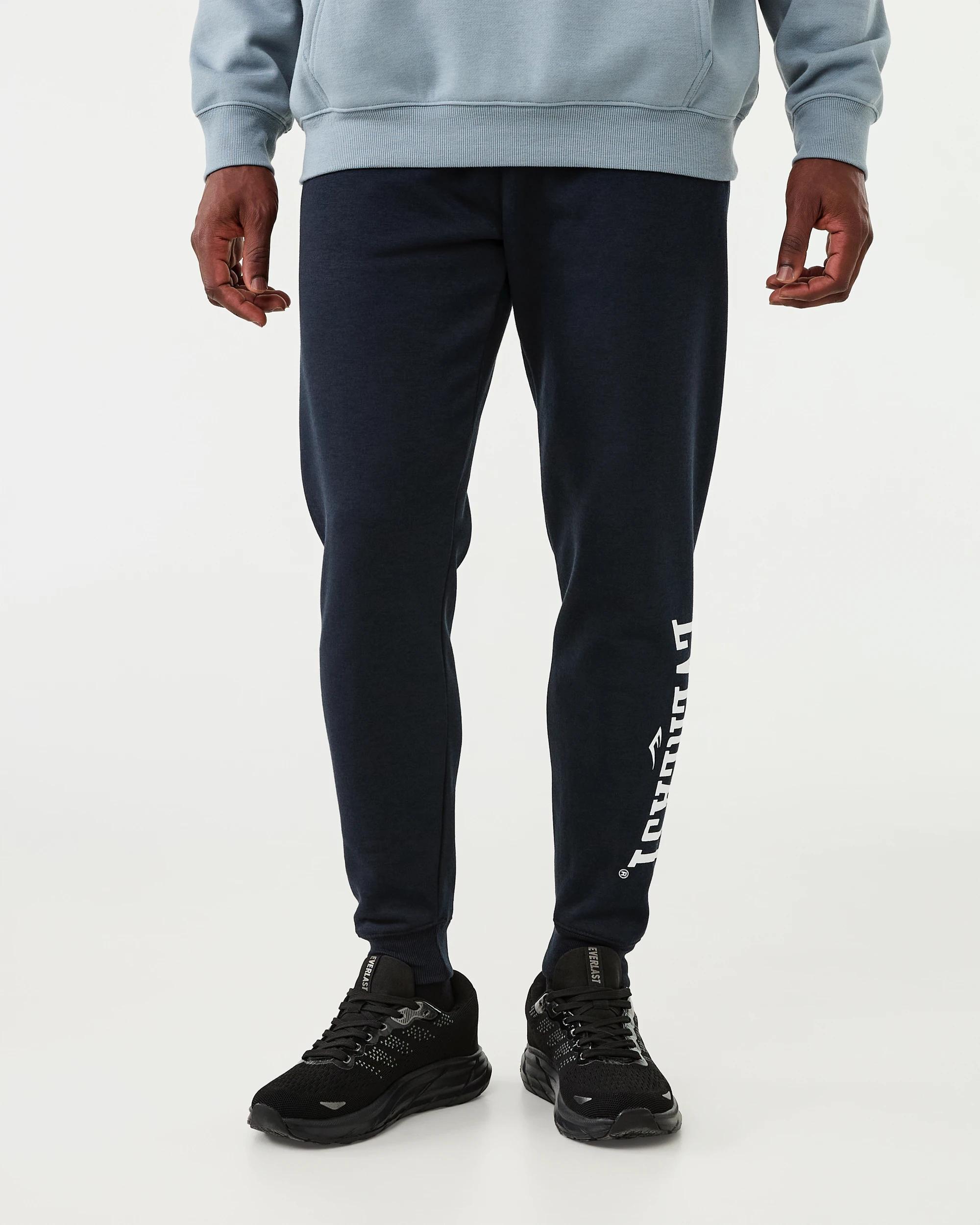 2 Everlast Mens Block Trackpants Indigo, 2 of 7