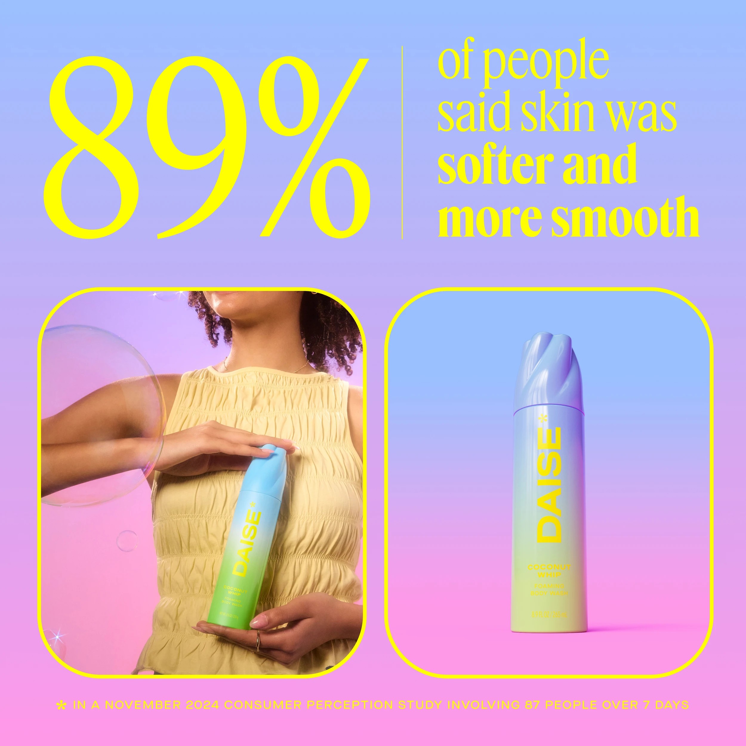 9 DAISE Foaming Body Wash 250g - Coconut Whip, 9 of 9