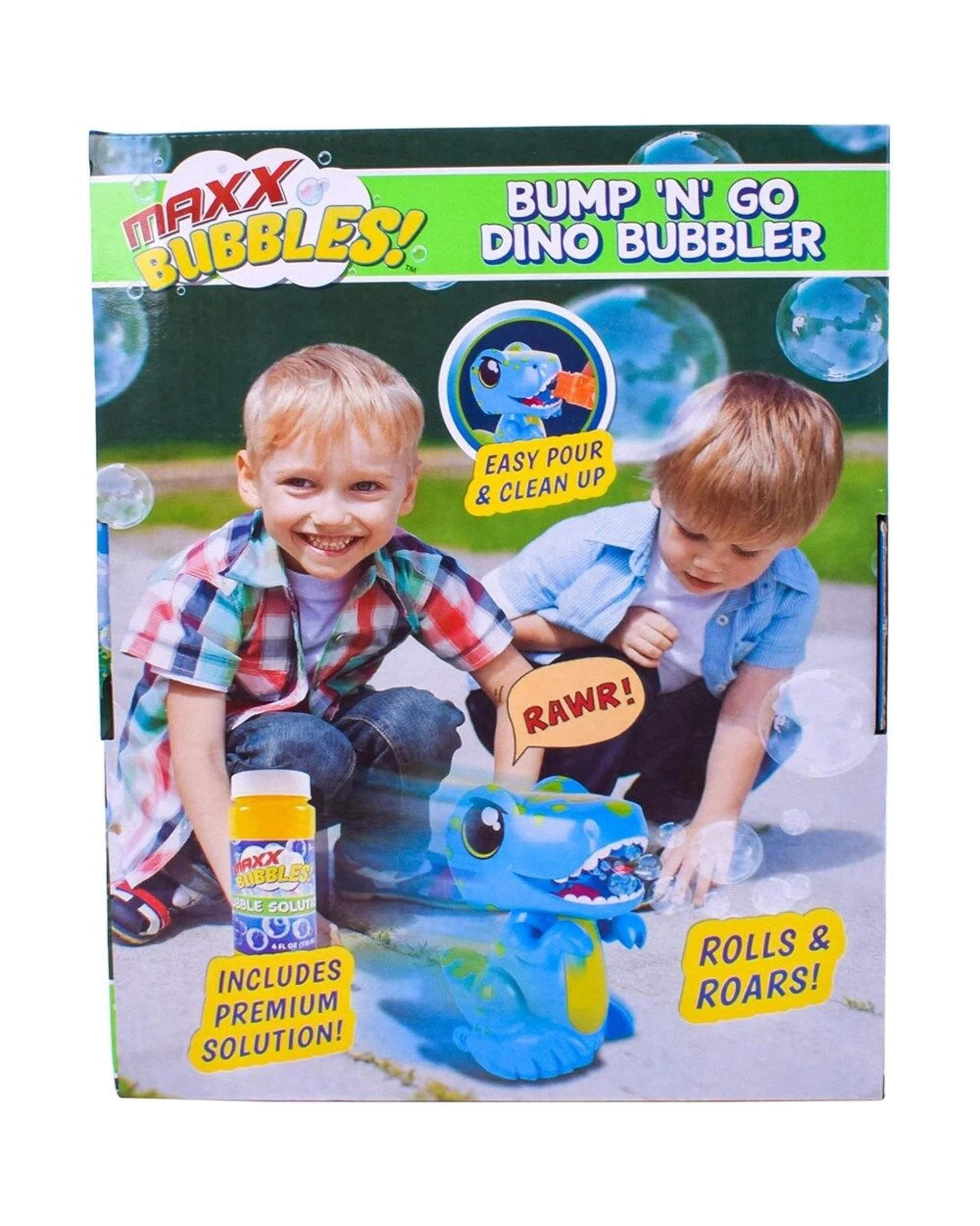 7 Maxx Bubbles Bump 'N Go Dino Bubbler Toy, 7 of 7