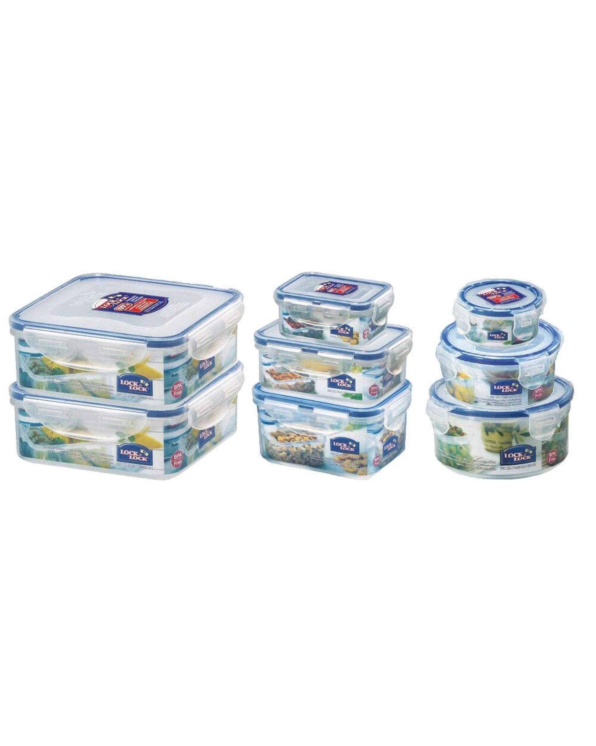 1 Lock & Lock Classic Container Set  8 Piece, 1 of 1