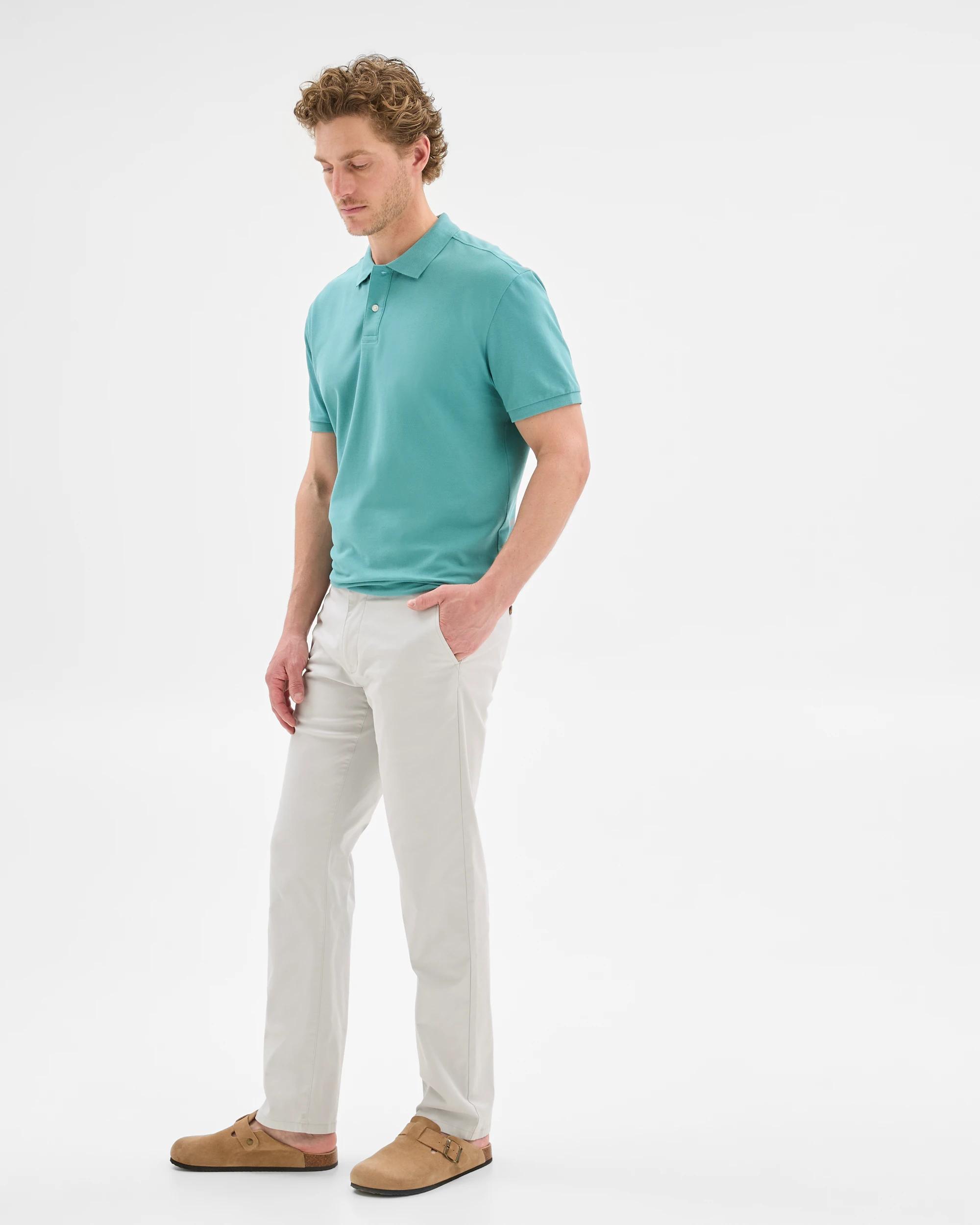 3 Target Man Australian Cotton Straight Chino Pants LIGHT GREY, 3 of 5