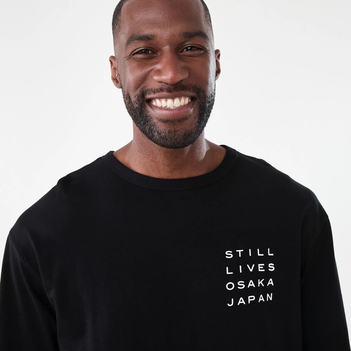 4 Oversized Graphic T-shirt Black, 4 of 6