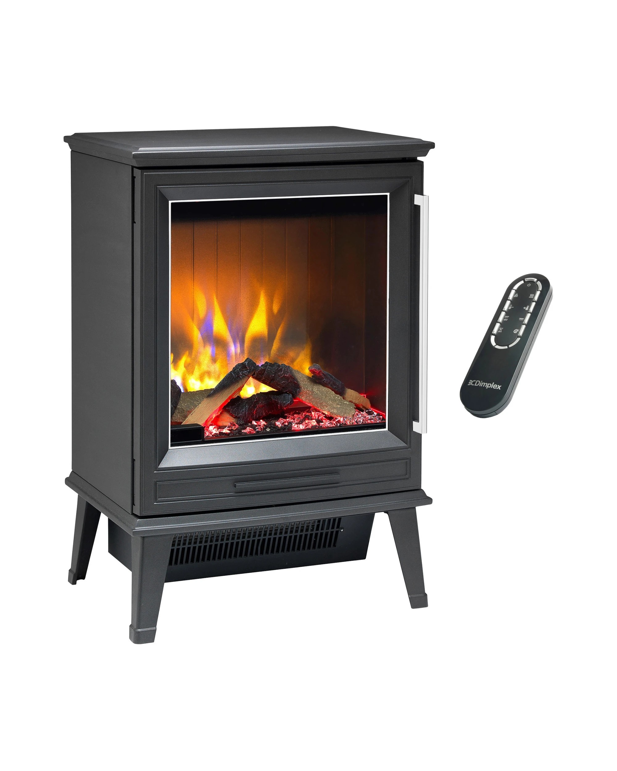 4 Dimplex Laverton Electric Fire Stove in 2kW - Black, 4 of 8