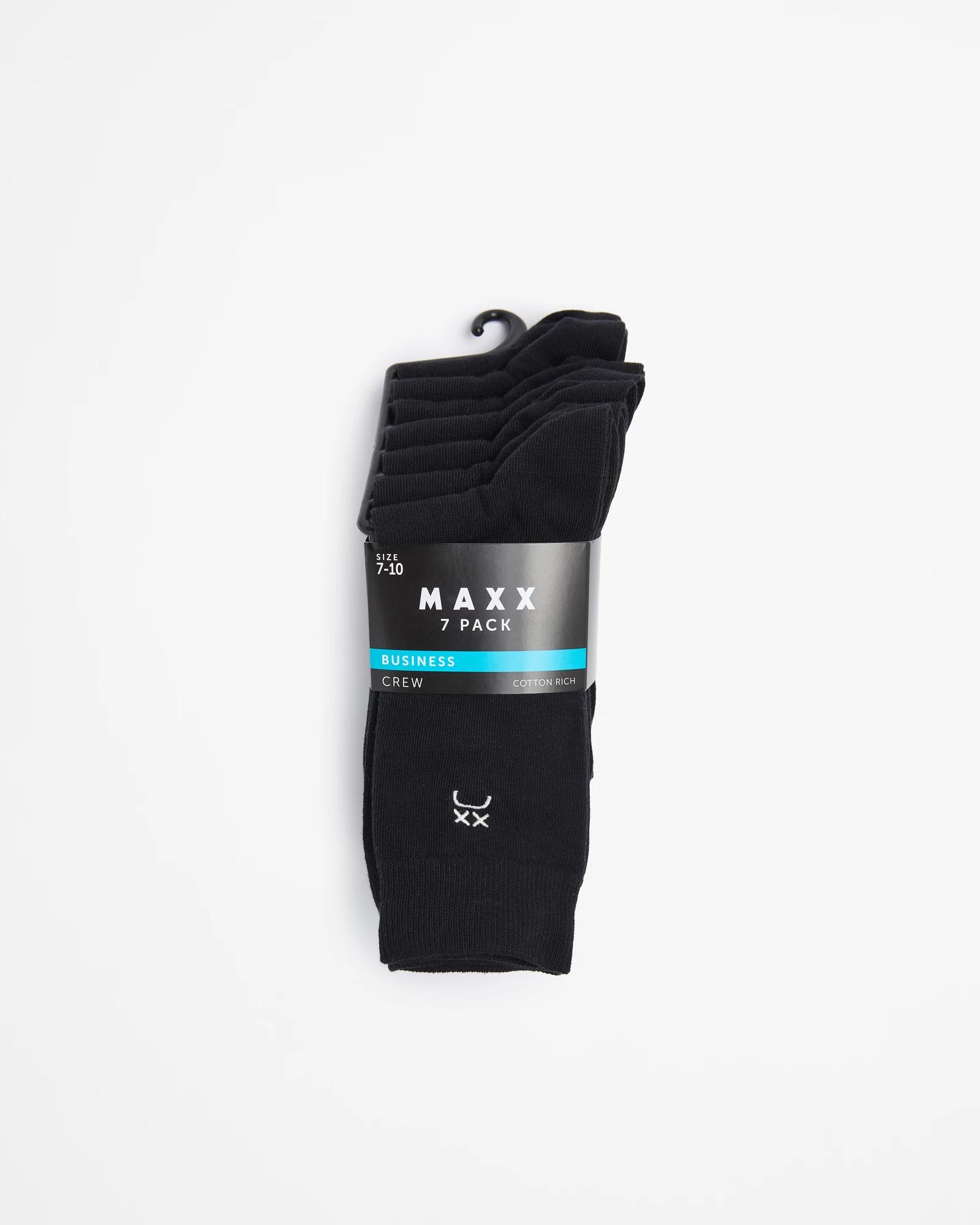 3 7 Pack Days Of The Week Business Crew Socks - Maxx DAYS OF THE WEEK, 3 of 3