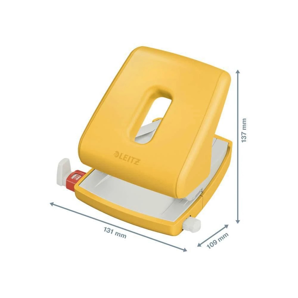 2 Leitz Cosy 2 Hole Punch Warm Yellow, 2 of 2