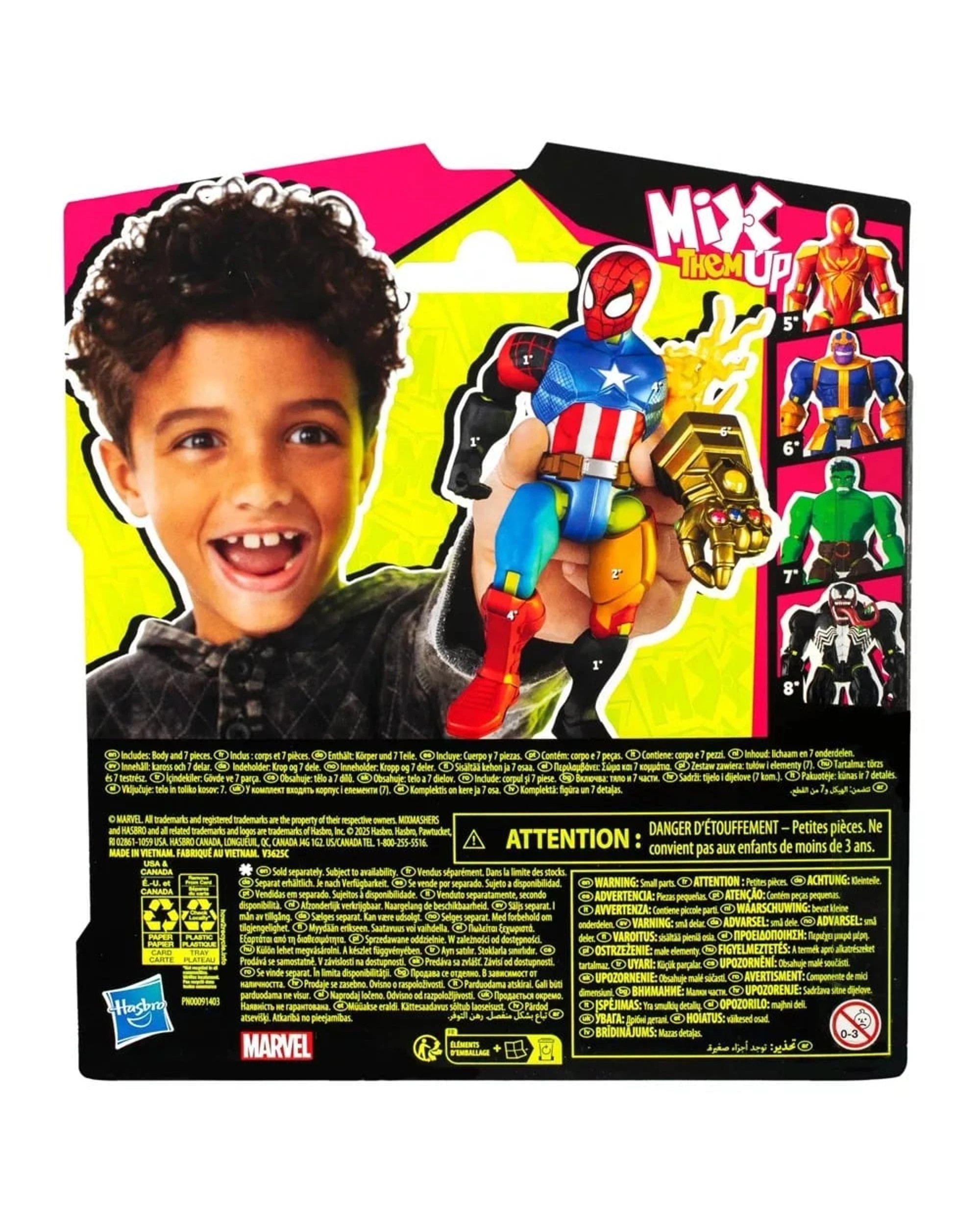 7 Mix Mashers Marvel Spider-Man Action Figure, 7 of 7