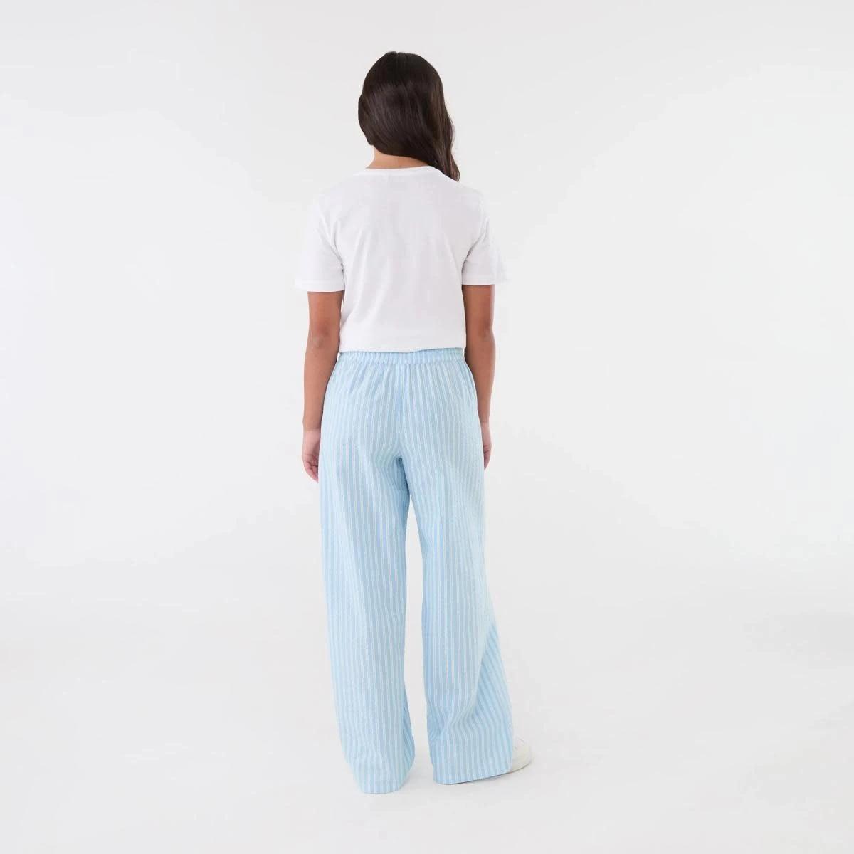 5 Stripe Wide Leg Pants LIGHT BLUE SEERSUCKER STRIPE, 5 of 5