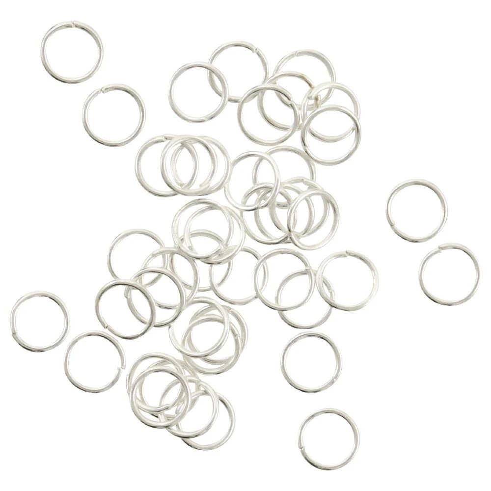 2 Born Jump Rings 7mm Silver 40 Piece, 2 of 2